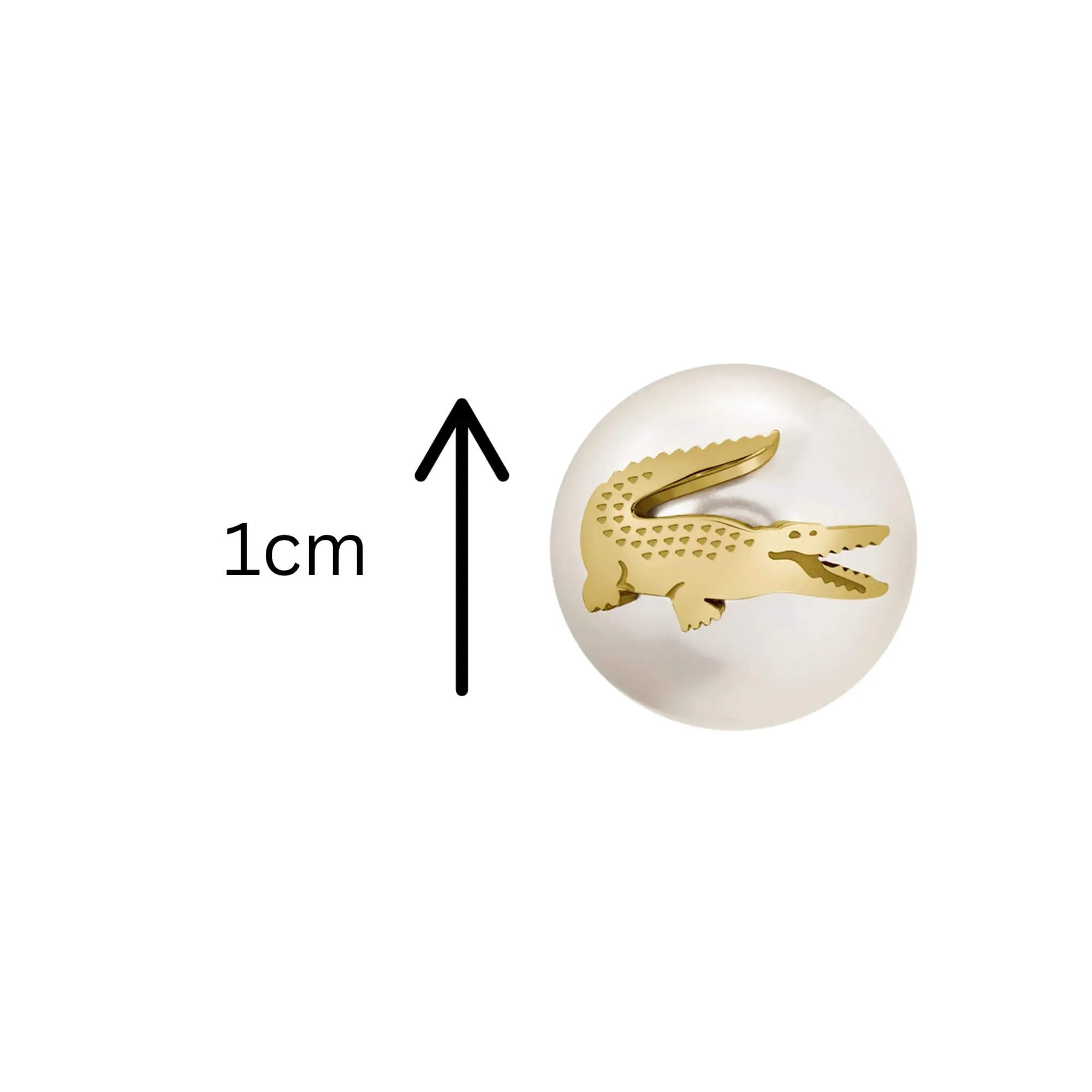Lacoste Collana, Bracciale e Orecchini in Faux Perle Per Uomo e Donna Collezione MATCHPOINT con Charms Diversi color Oro Giallo - immagine 3