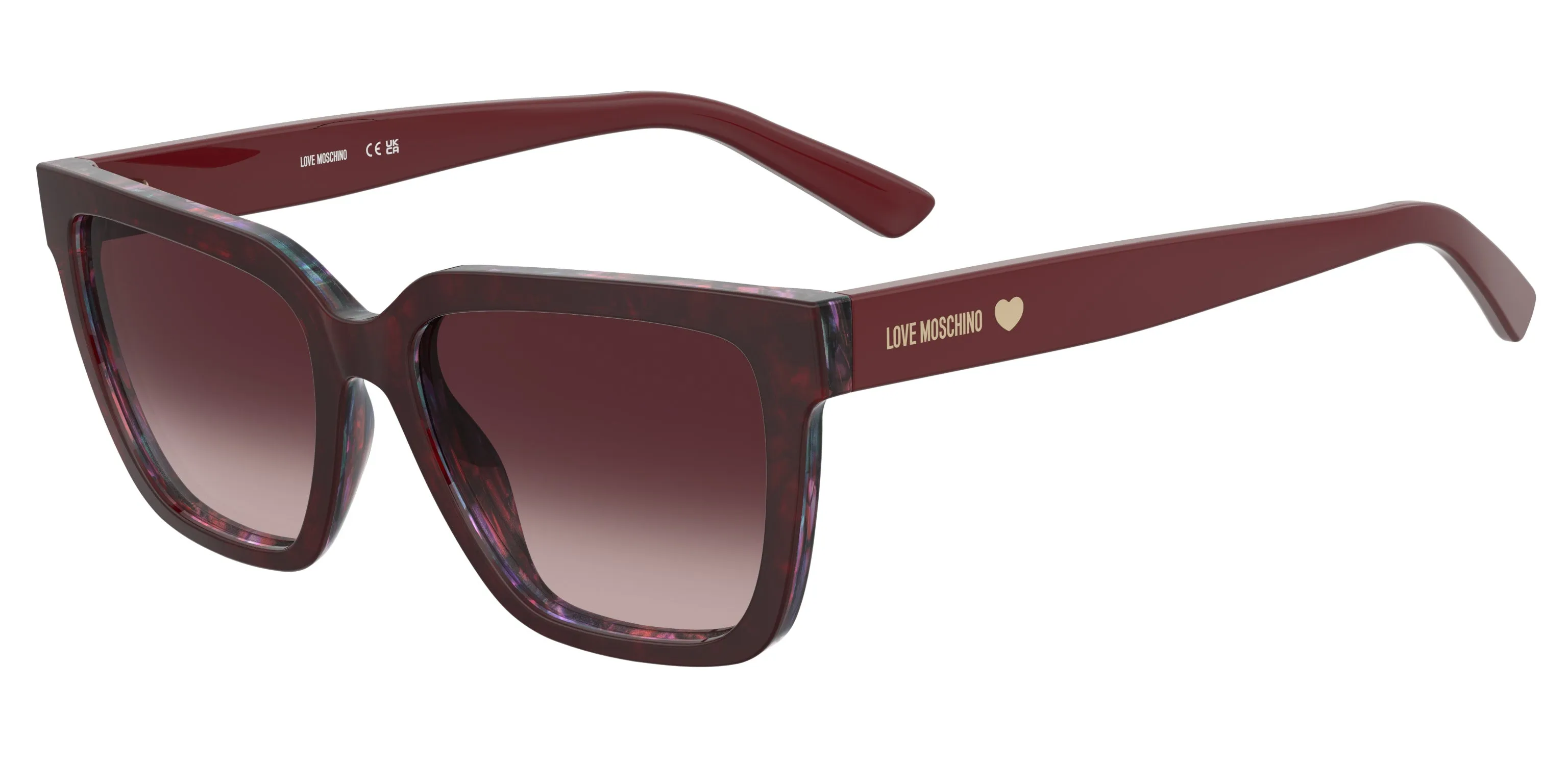 Moschino Moschino MOL087/S LHF/UQ Occhiali da sole Bordeaux Sfumato - immagine 1