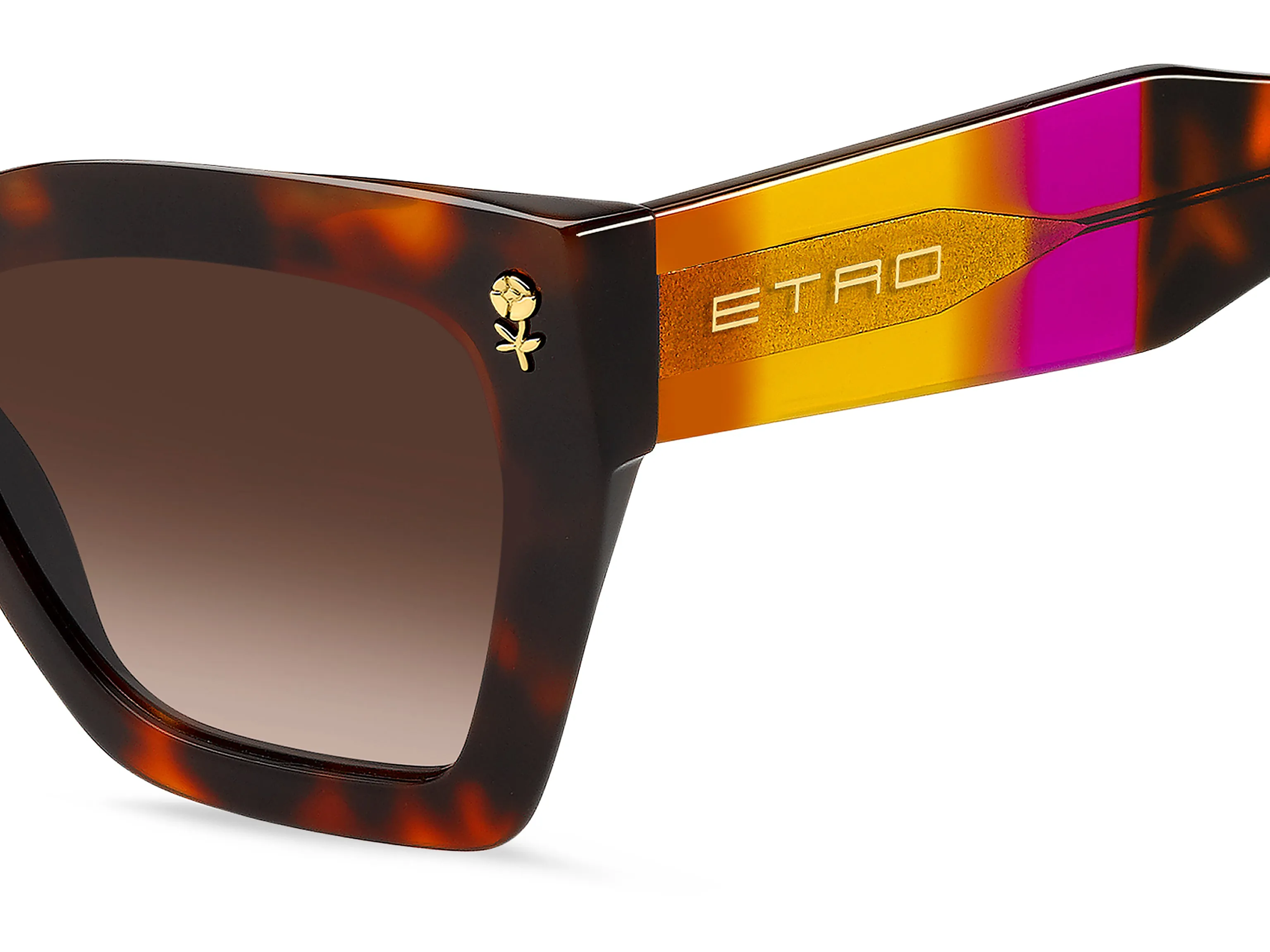 ETRO ETRO ETRO 0090/S 086/HA Occhiali da sole Marrone Sfumato - immagine 3