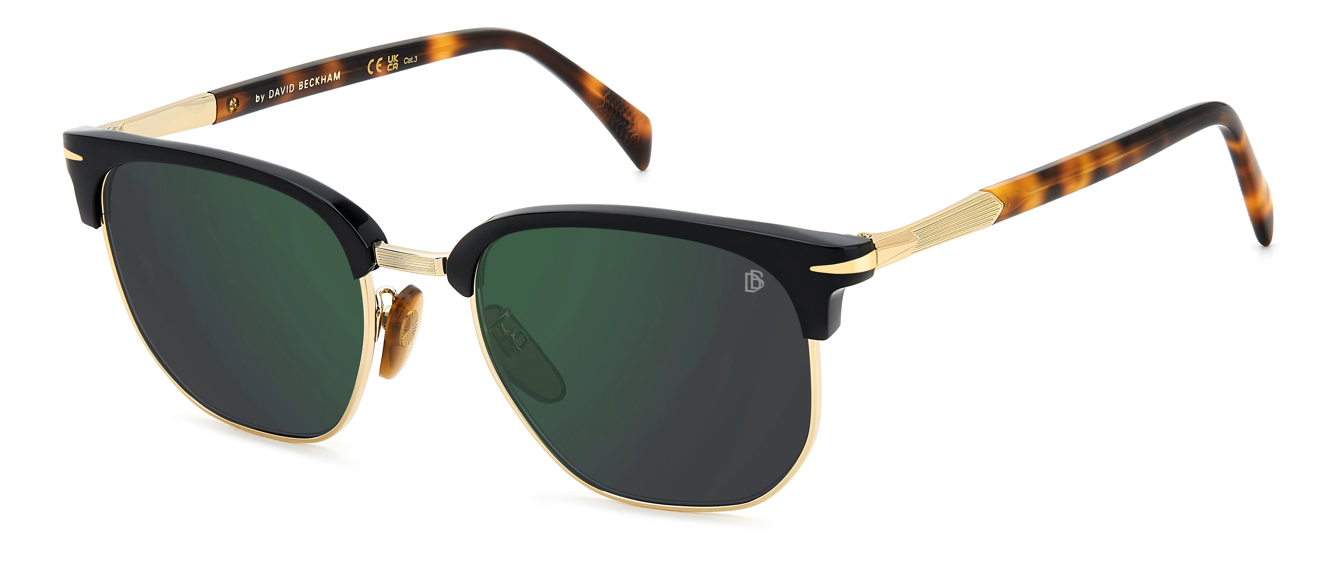 DAVID BECKHAM DAVID BECKHAM DB 1176/G/S XWY/MT Occhiali da sole Verde Specchiato - immagine 1