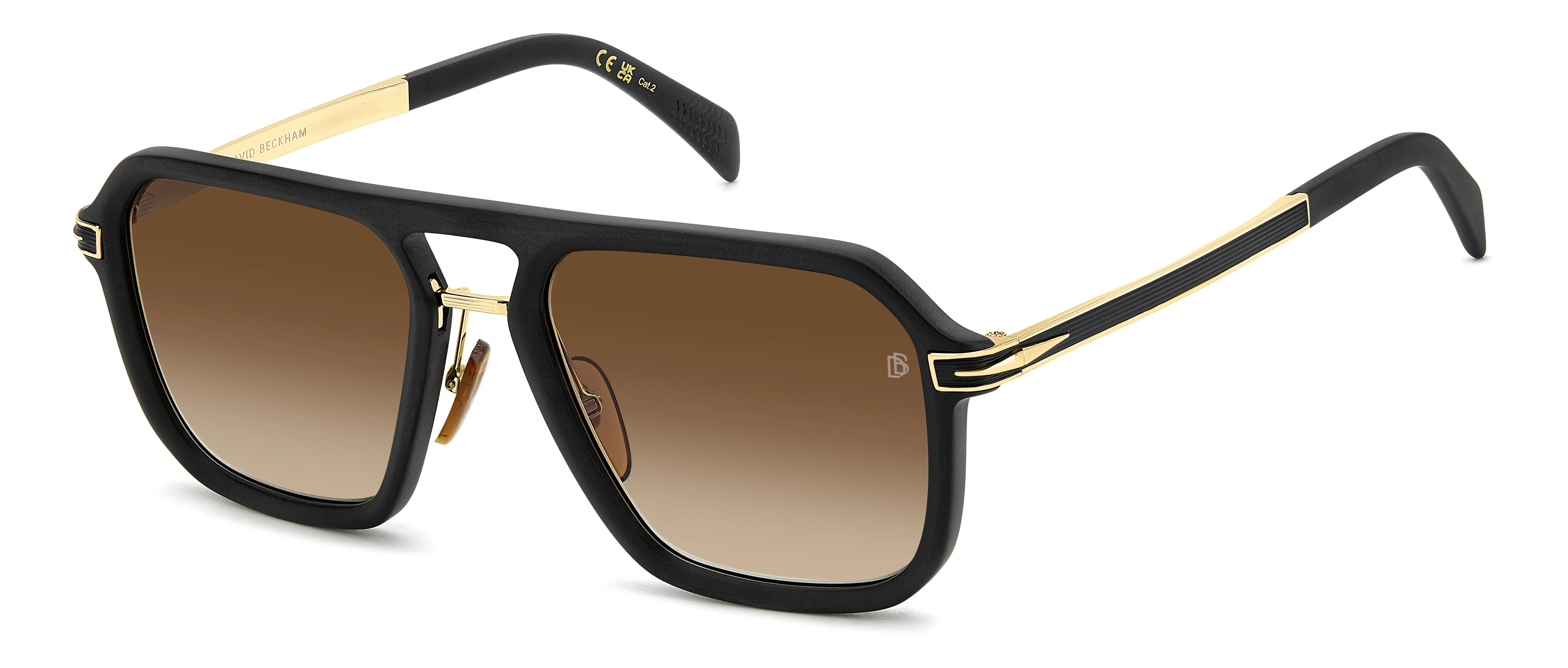 DAVID BECKHAM DAVID BECKHAM DB 7136/S I46/86 Occhiali da sole Nero Sfumato - immagine 1