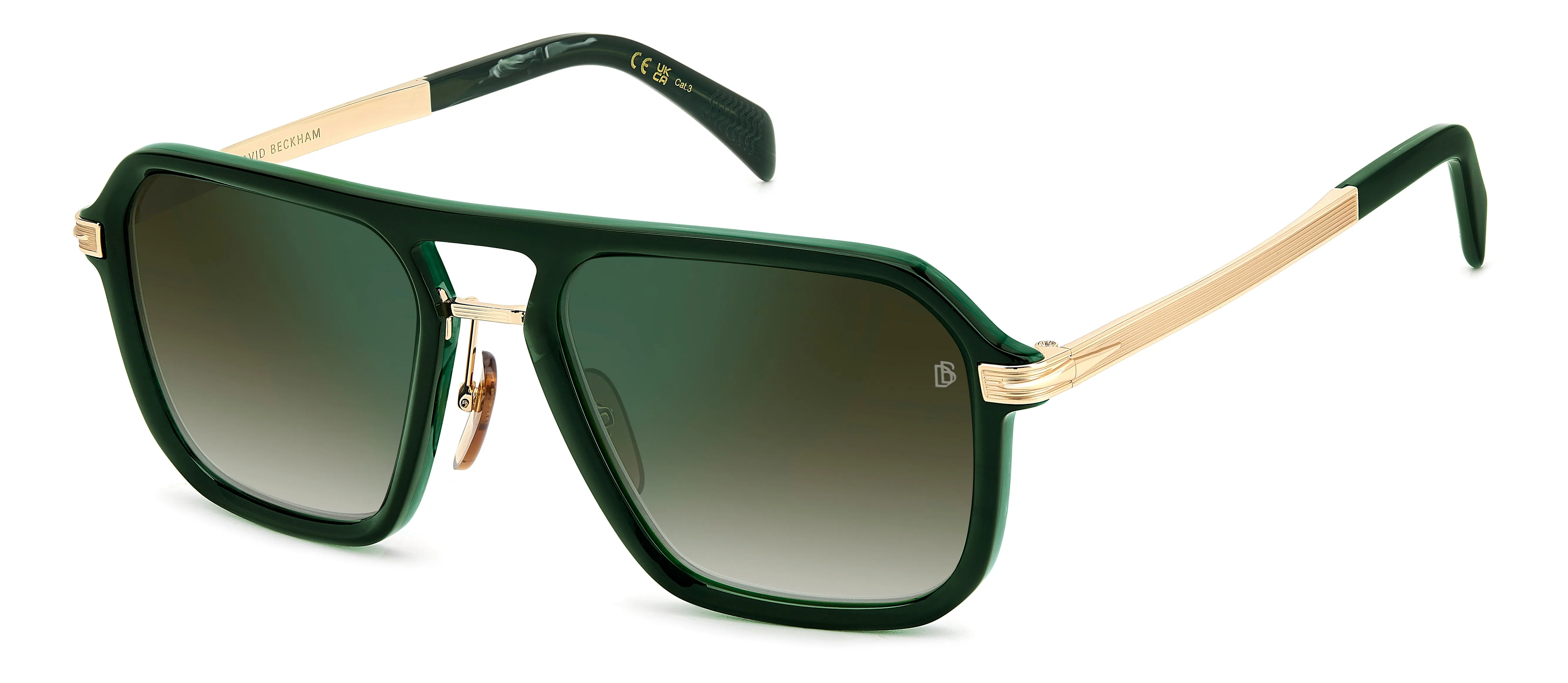 DAVID BECKHAM DAVID BECKHAM DB 7136/S GC1/CS Occhiali da sole Verde Specchiato - immagine 1