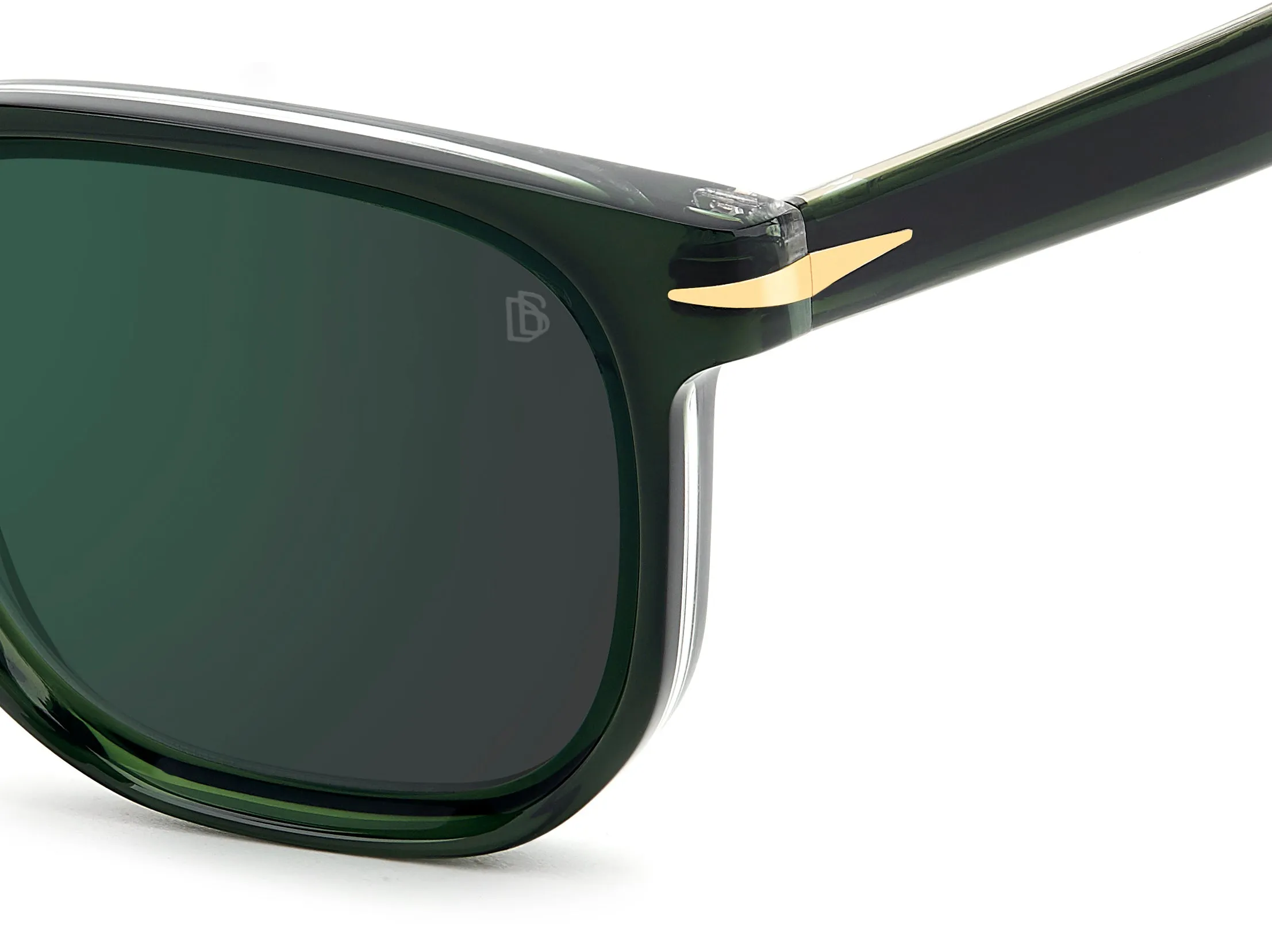 DAVID BECKHAM DAVID BECKHAM DB 7133/S B59/MT Occhiali da sole Verde Specchiato - immagine 3