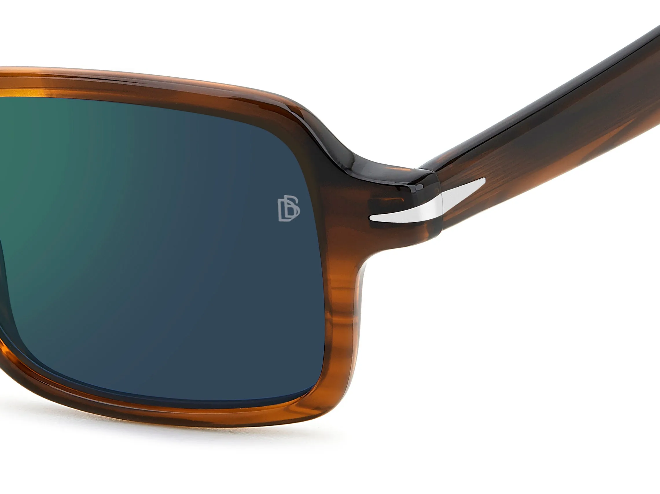 DAVID BECKHAM DAVID BECKHAM DB 1179/S EX4/MT Occhiali da sole Verde Specchiato - immagine 3