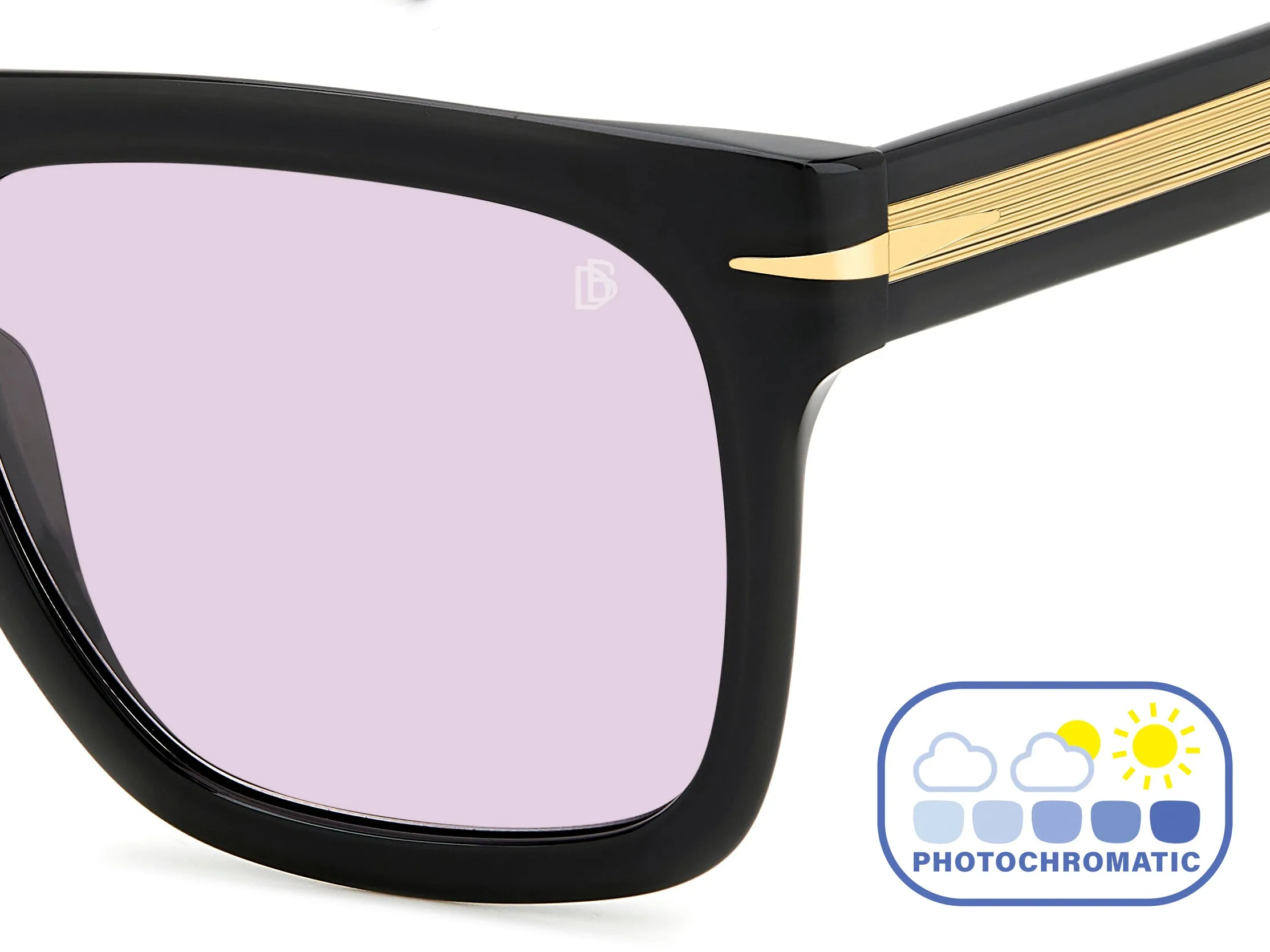 DAVID BECKHAM DAVID BECKHAM DB 7000/S FLAT 807/N4 Occhiali da sole Normale Sfumato - immagine 3