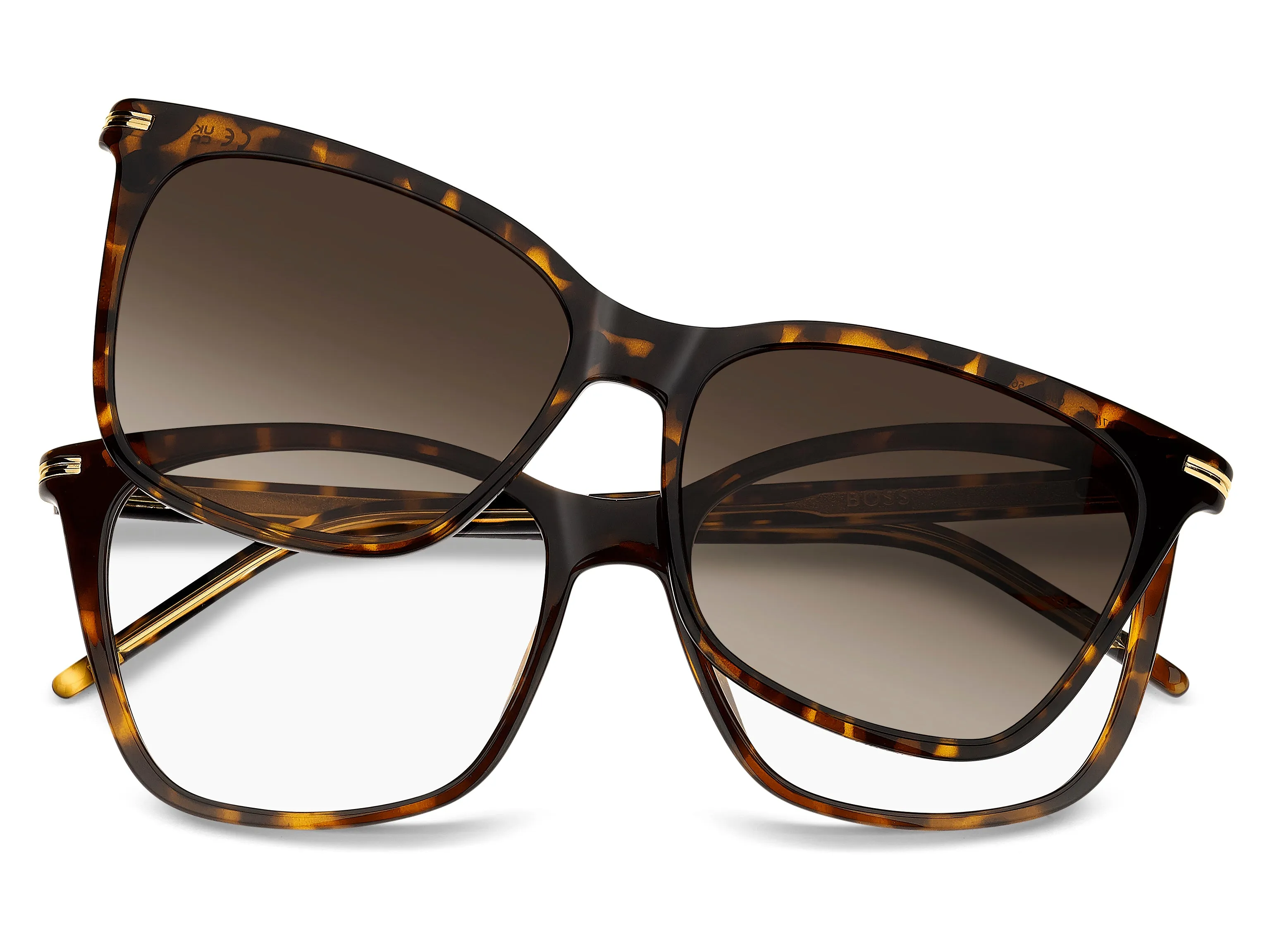 Hugo Boss Hugo Boss BOSS 1787/G/C 086/LA Montature da vista Marrone Sfumato - immagine 3