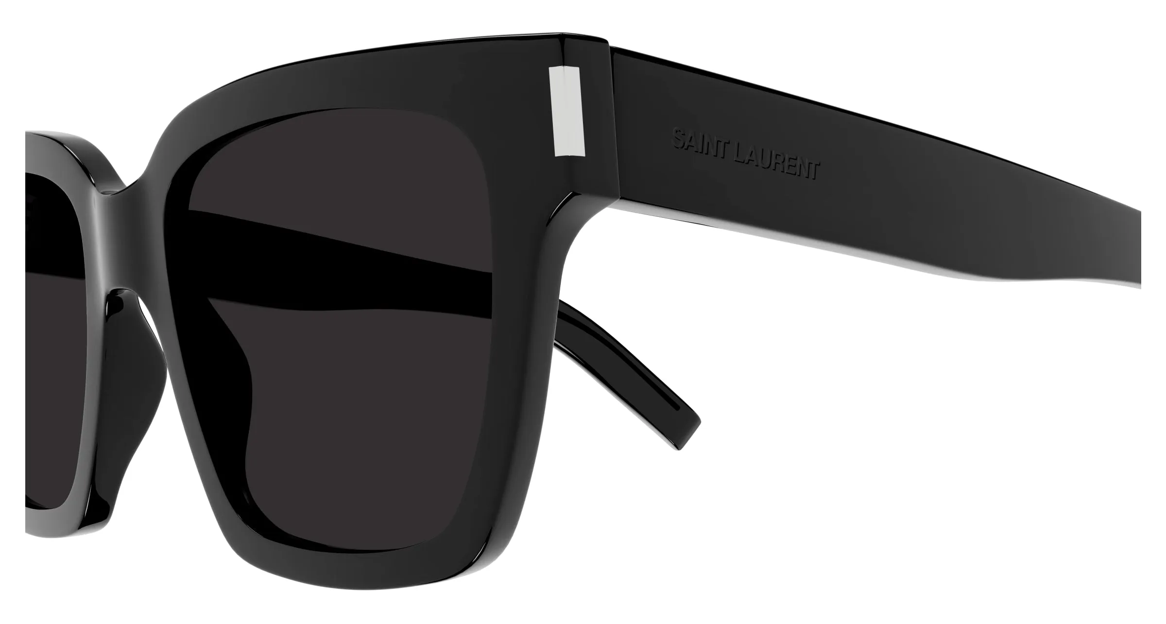 SAINT LAURENT SL 507 001 Occhiali da sole Acetato Nero Grigio Squadrata Normale - immagine 3