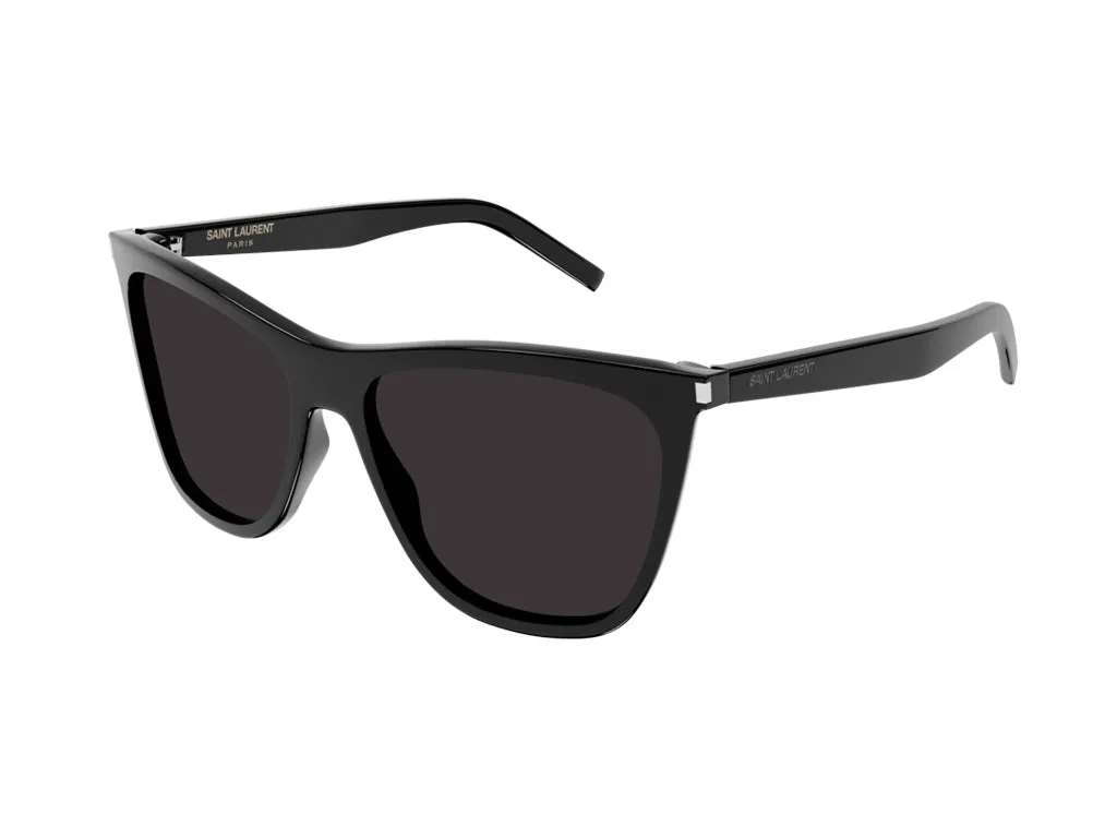 SAINT LAURENT Donna SL 526 001 Occhiali da sole Acetato Nero Nero Squadrata Normale - immagine 1