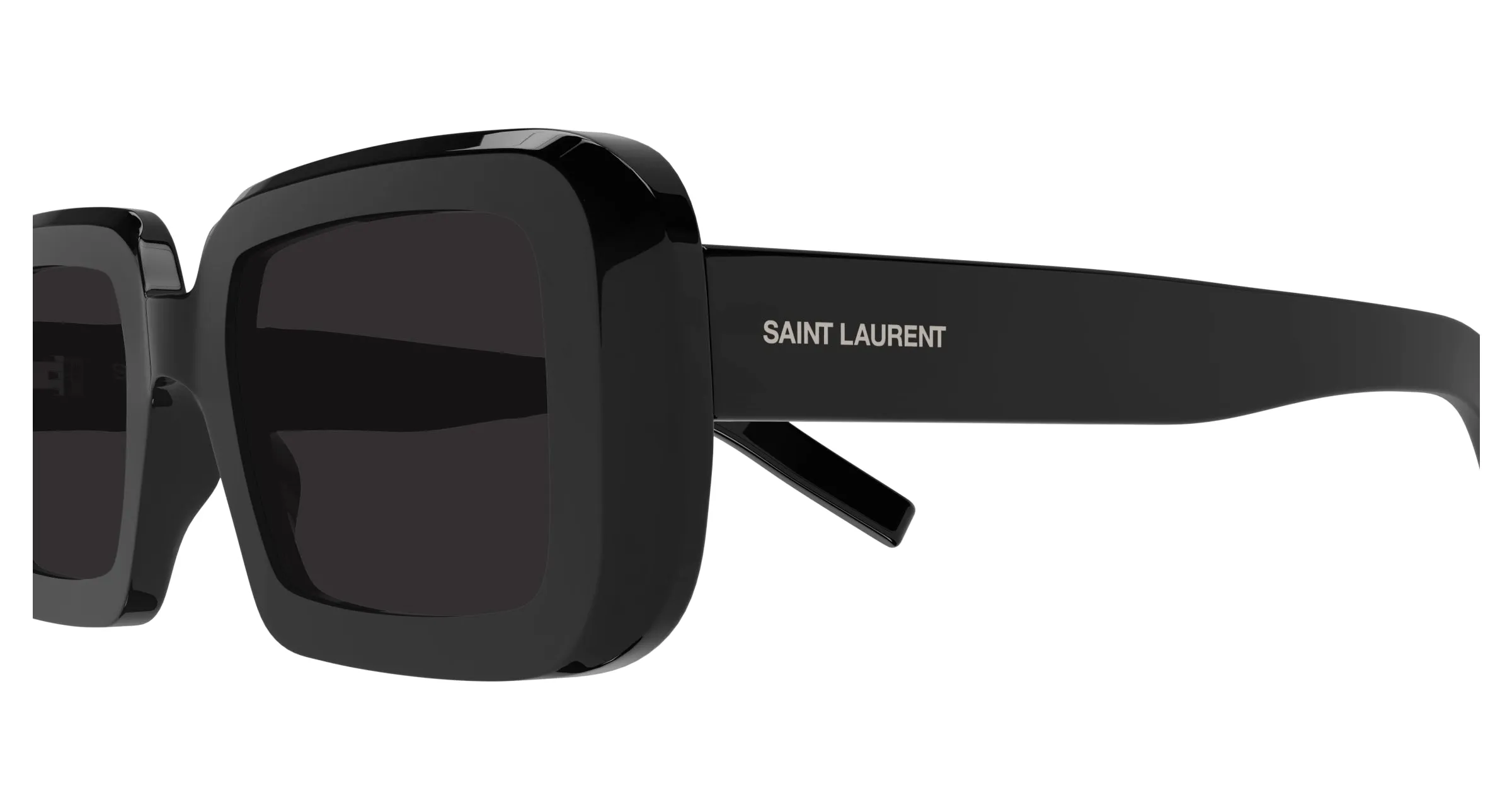 SAINT LAURENT SL 534 SUNRISE 001 Occhiali da sole Acetato Nero Nero Squadrata Normale - immagine 3