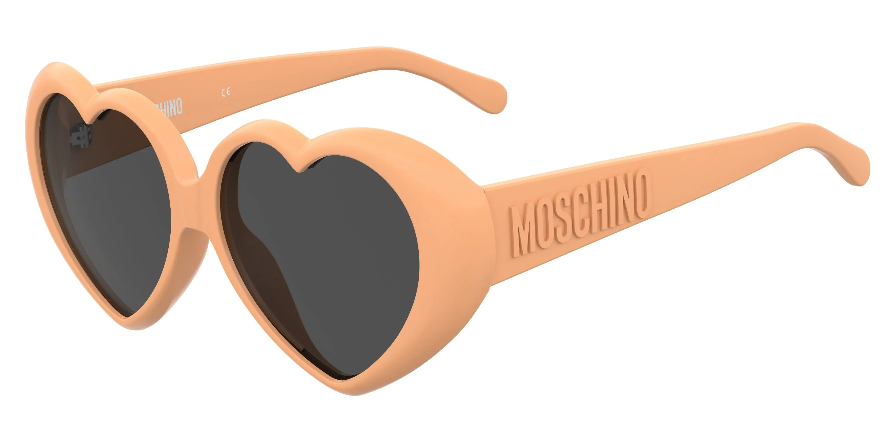 Moschino MOS128/S L7Q/IR Occhiali da sole Plastica Arancione Grigio Geometrica Normale - immagine 1