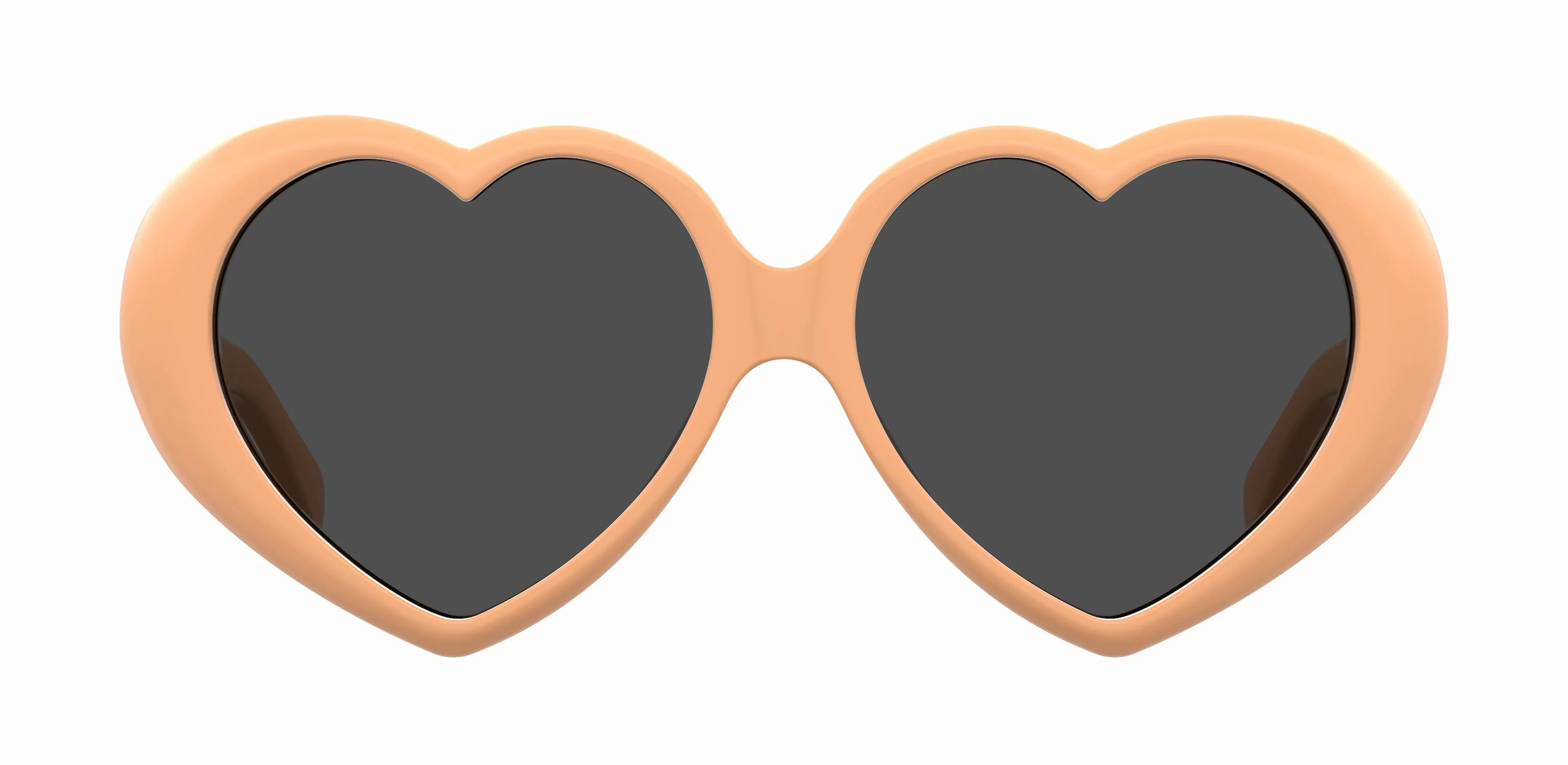 Moschino MOS128/S L7Q/IR Occhiali da sole Plastica Arancione Grigio Geometrica Normale - immagine 2