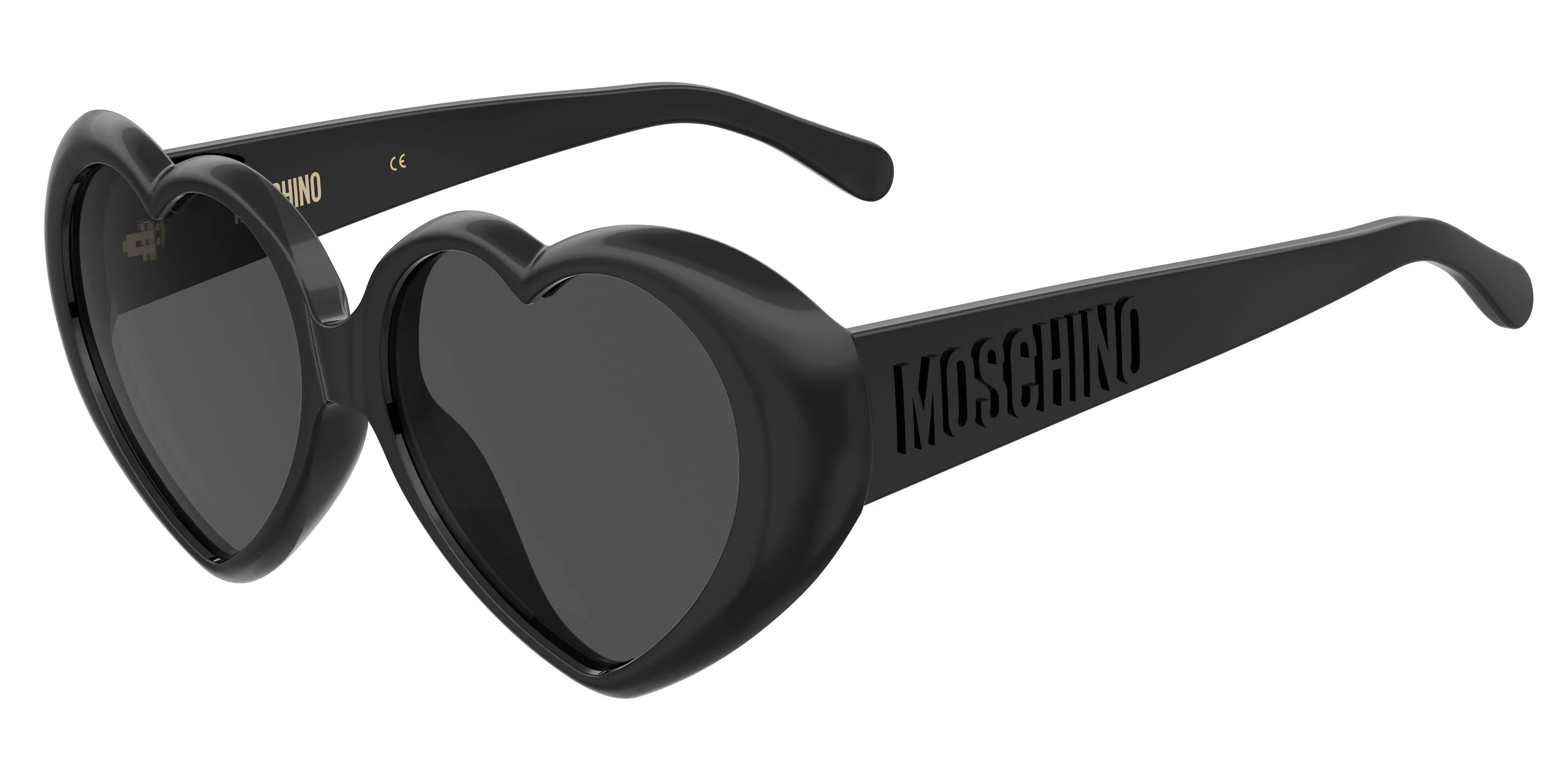 Moschino MOS128/S 807/IR Occhiali da sole Plastica Nero Grigio Geometrica Normale - immagine 1