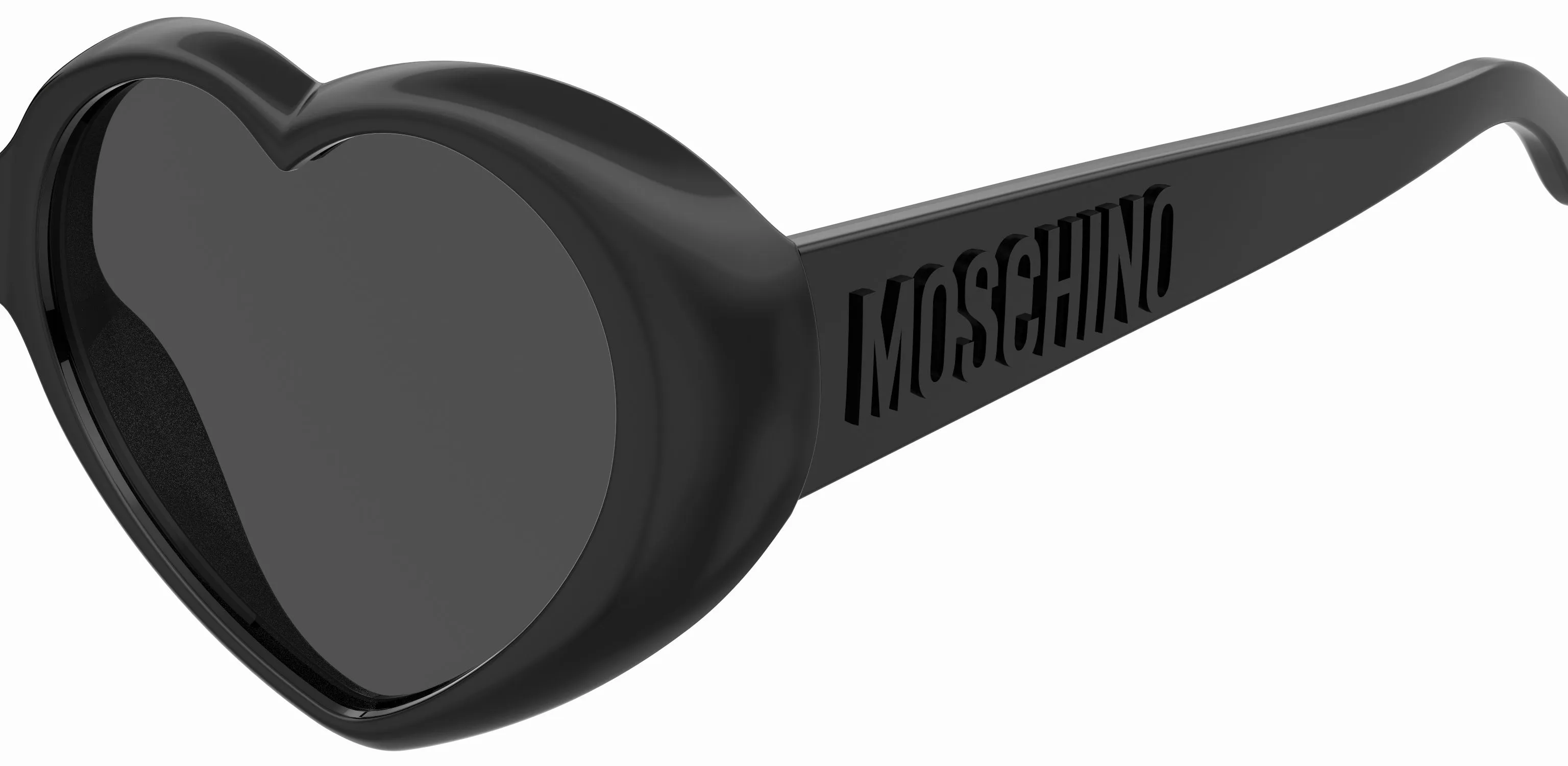 Moschino MOS128/S 807/IR Occhiali da sole Plastica Nero Grigio Geometrica Normale - immagine 3