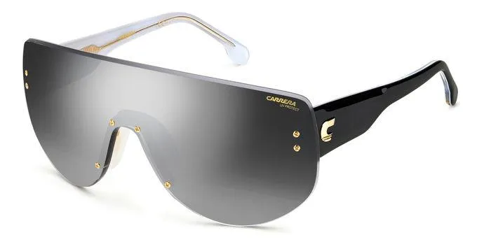 Carrera FLAGLAB 12 79D/IC Occhiali da sole Acetato Nero Multicolore Maschera Specchiate Sfumato - immagine 1