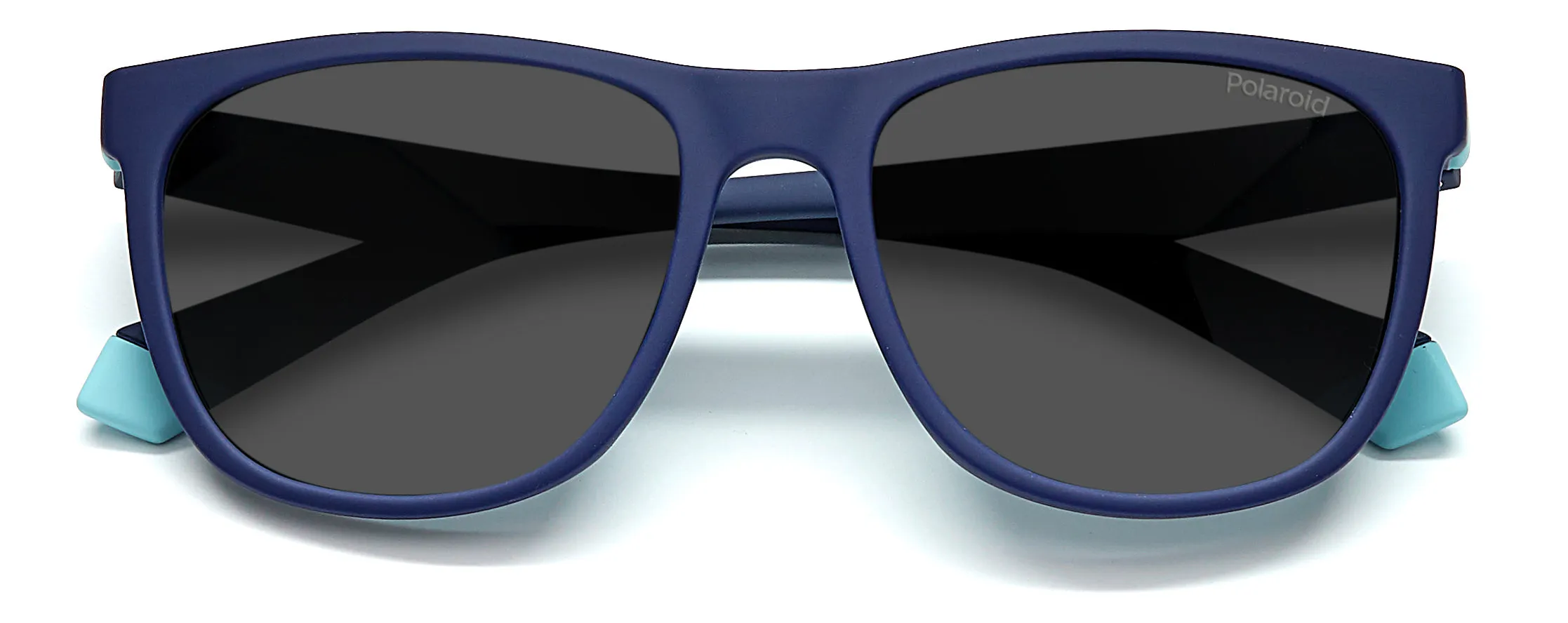 Polaroid PLD 8049/S ZX9/M9 Occhiali da sole bambino Plastica Blu Grigio Squadrata - immagine 3