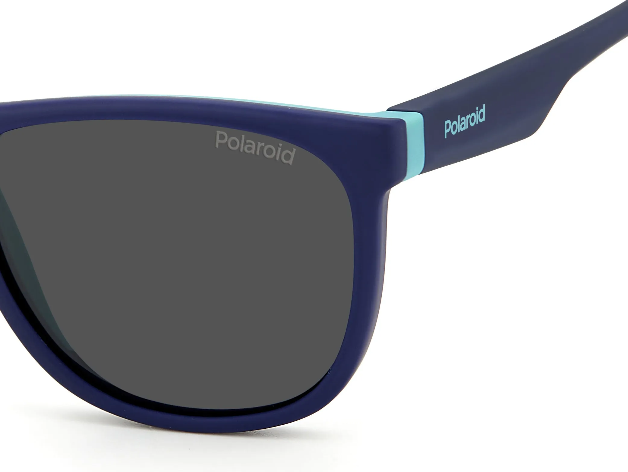 Polaroid PLD 8049/S ZX9/M9 Occhiali da sole bambino Plastica Blu Grigio Squadrata - immagine 4