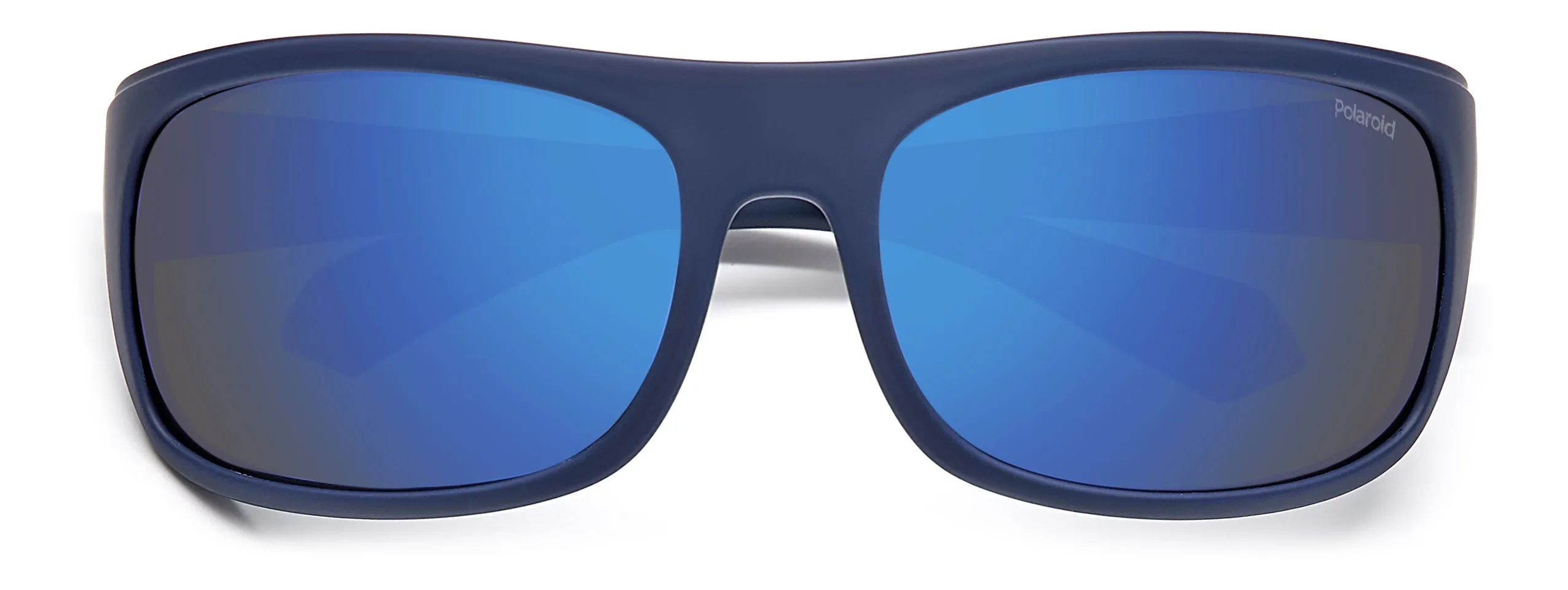 Polaroid PLD 2125/S XW0/5X Occhiali da sole Plastica Blu/Grigio Blu Squadrata Specchiato - immagine 3