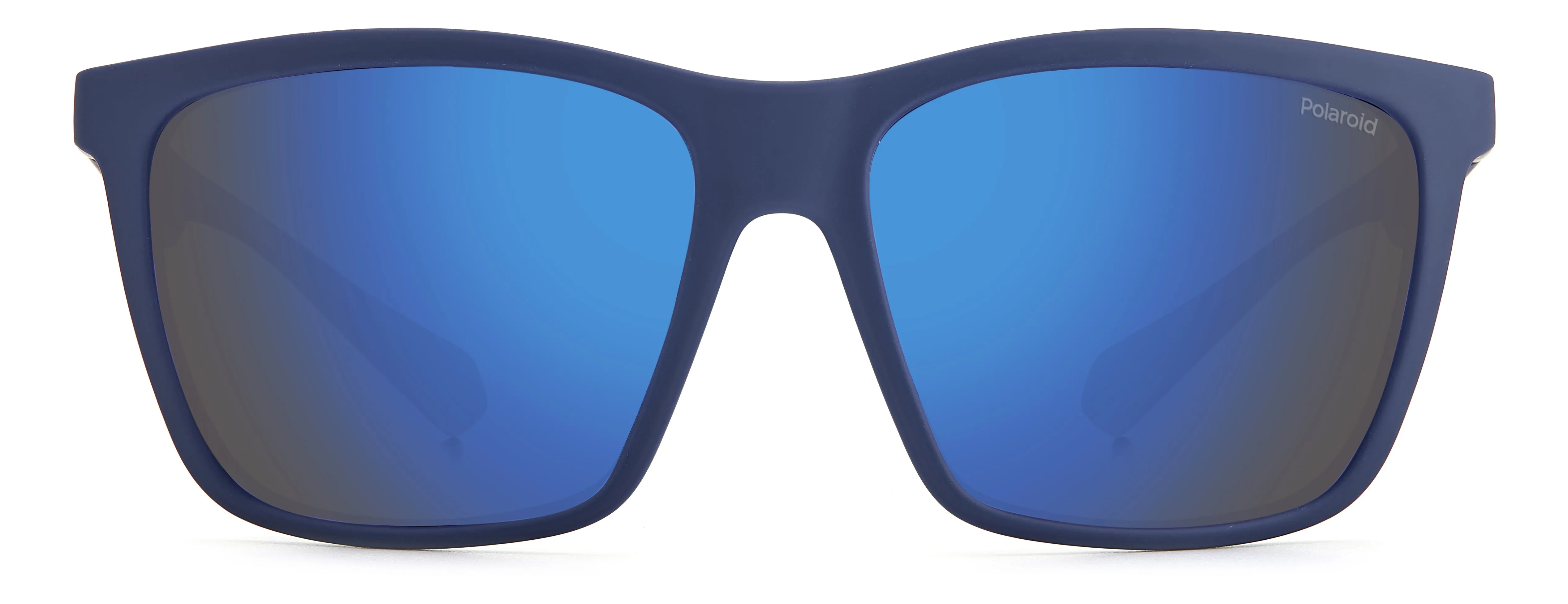 Polaroid PLD 2126/S XW0/5X Occhiali da sole Plastica Blu/Grigio Blu Squadrata Specchiato - immagine 2