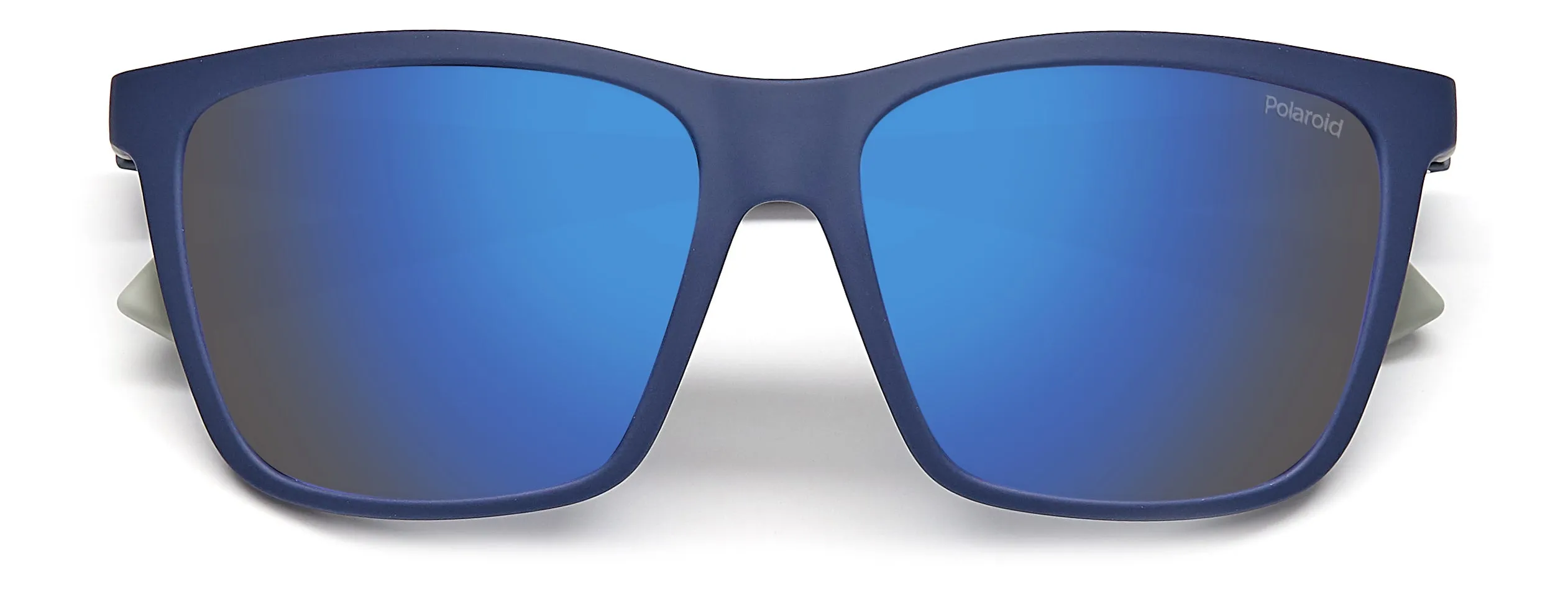Polaroid PLD 2126/S XW0/5X Occhiali da sole Plastica Blu/Grigio Blu Squadrata Specchiato - immagine 3