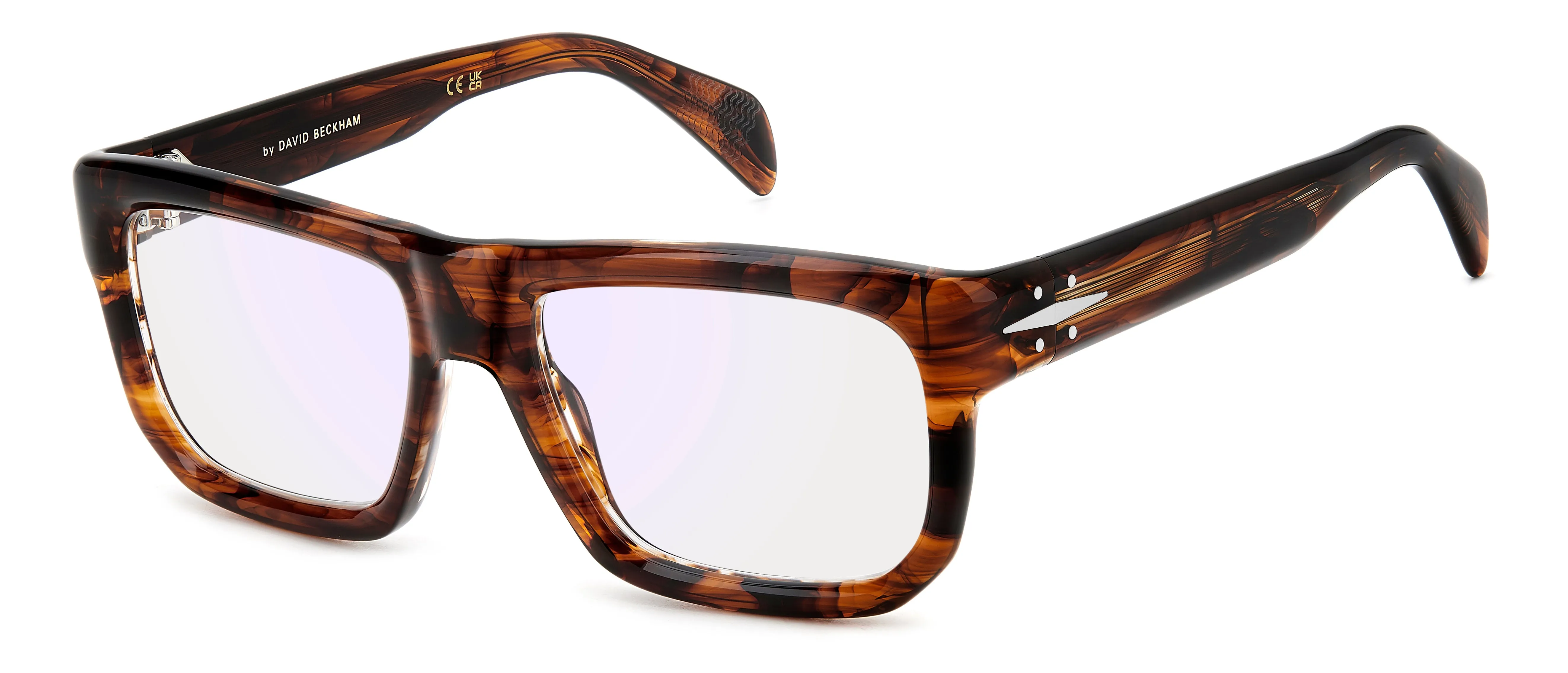 DAVID BECKHAM DAVID BECKHAM DB 7137 EX4/2Y Montature da vista Blu Specchiato - immagine 1