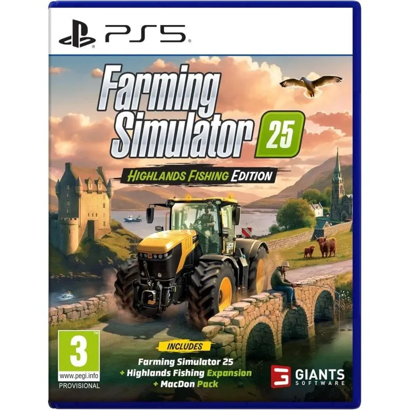 Videogioco PlayStation 5 Giants Farming Simulator 25 Highlands Fishing Edition multilingua - immagine 1