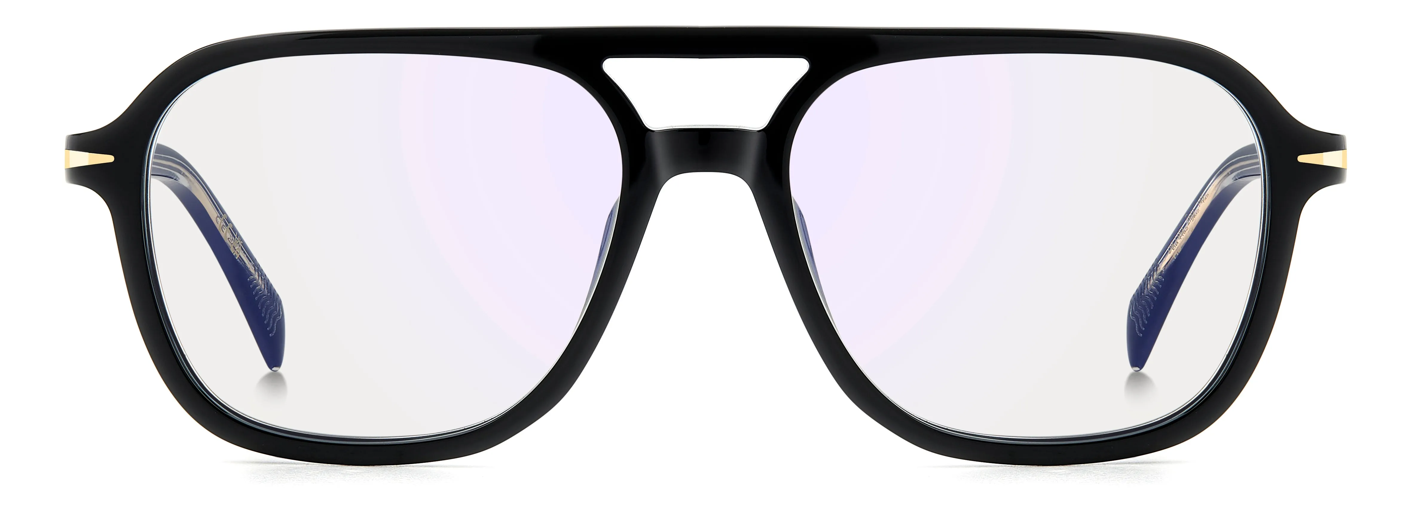 DAVID BECKHAM DAVID BECKHAM DB 1182 2M2/2Y Montature da vista Blu Specchiato - immagine 2