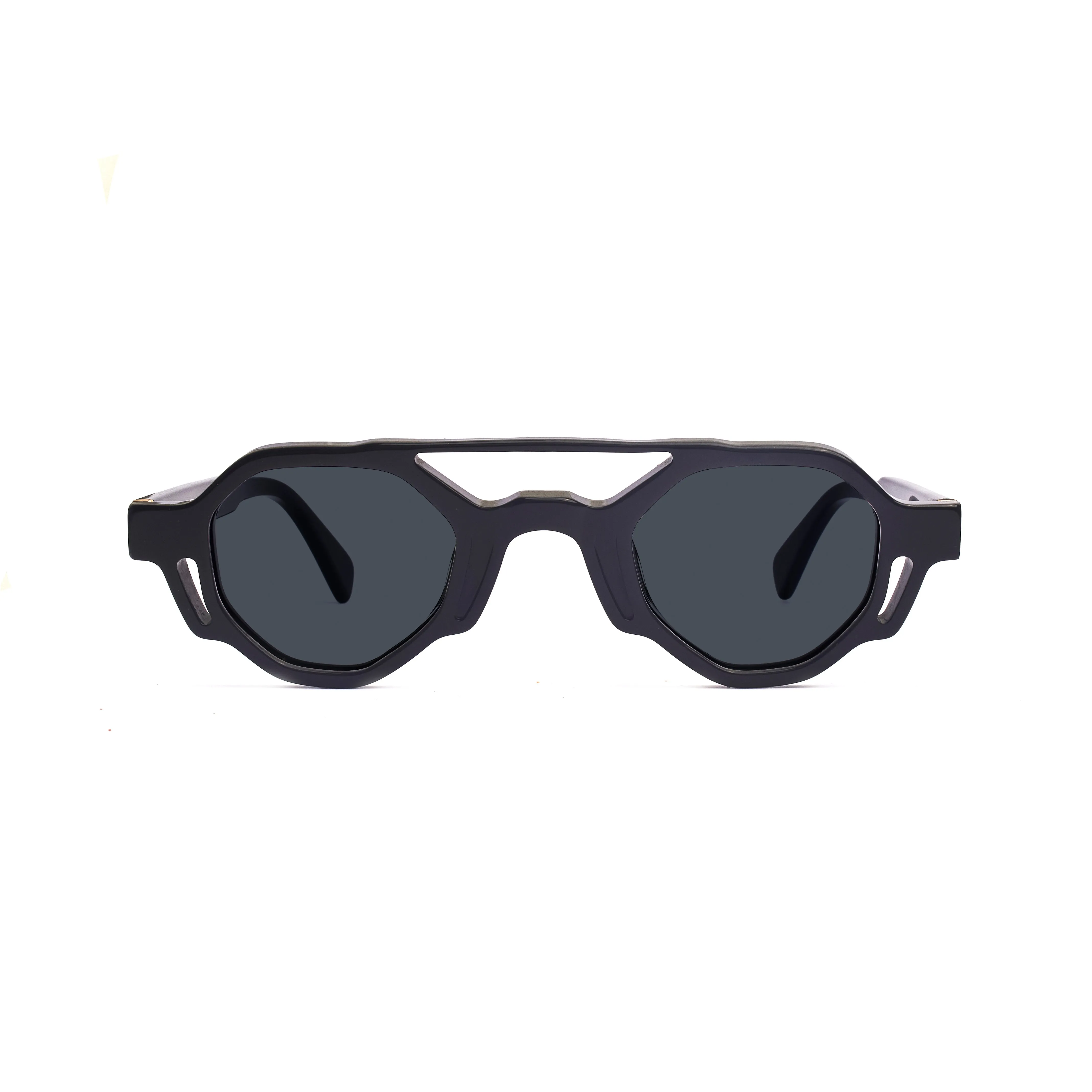 XLAB Paxi Occhiali da sole Acetato Miele G15 Geometrica Polarizzata - immagine 2