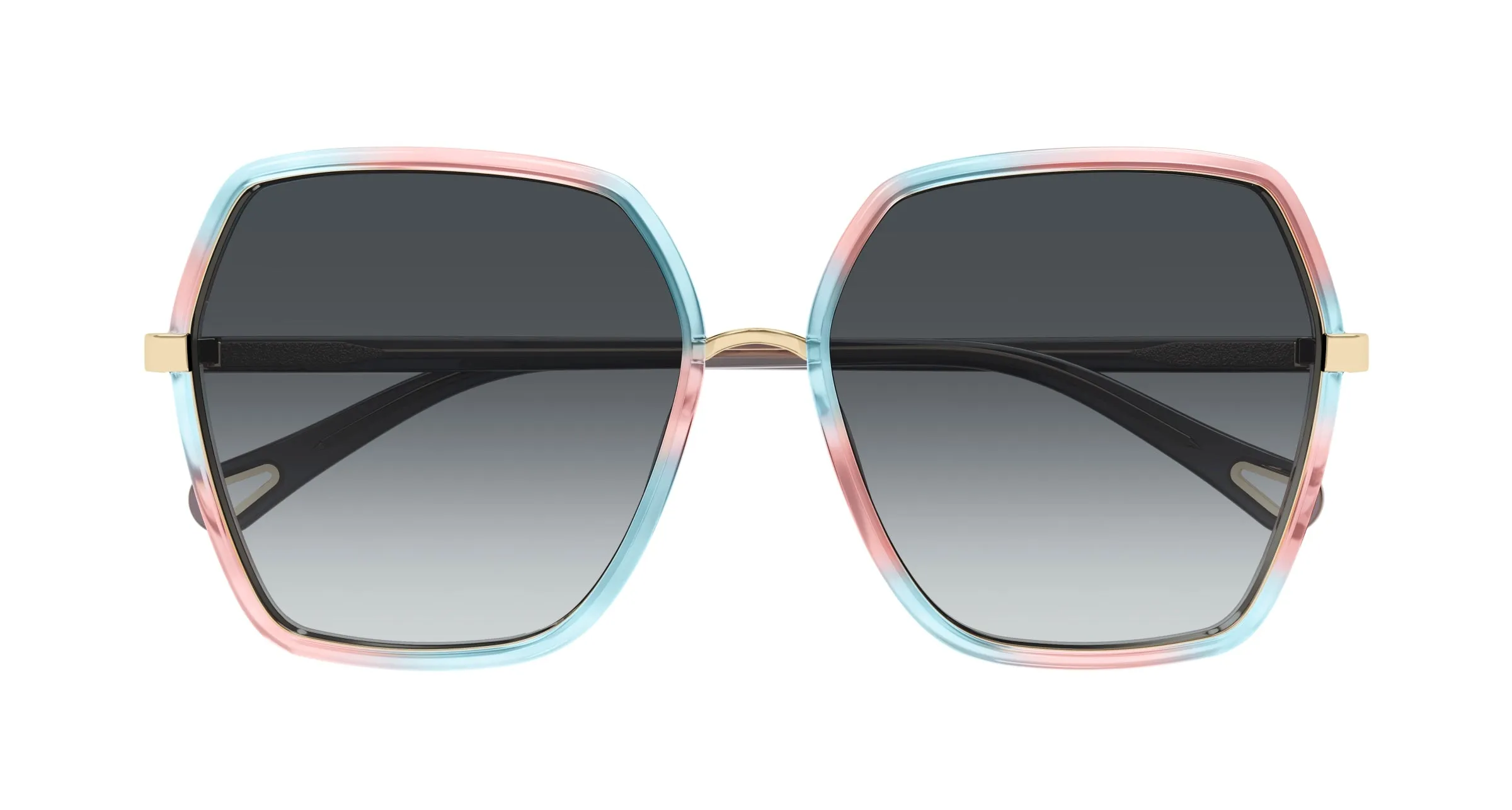 Chloé CH0262S 001 Occhiali da sole Bio-iniettato Havana Grigio Squadrata - immagine 2
