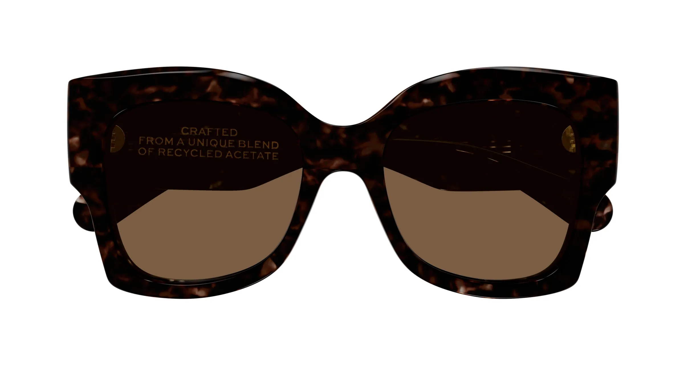 Chloé CH0252S 002 Occhiali da sole Acetato Havana Marrone Farfalla - immagine 2
