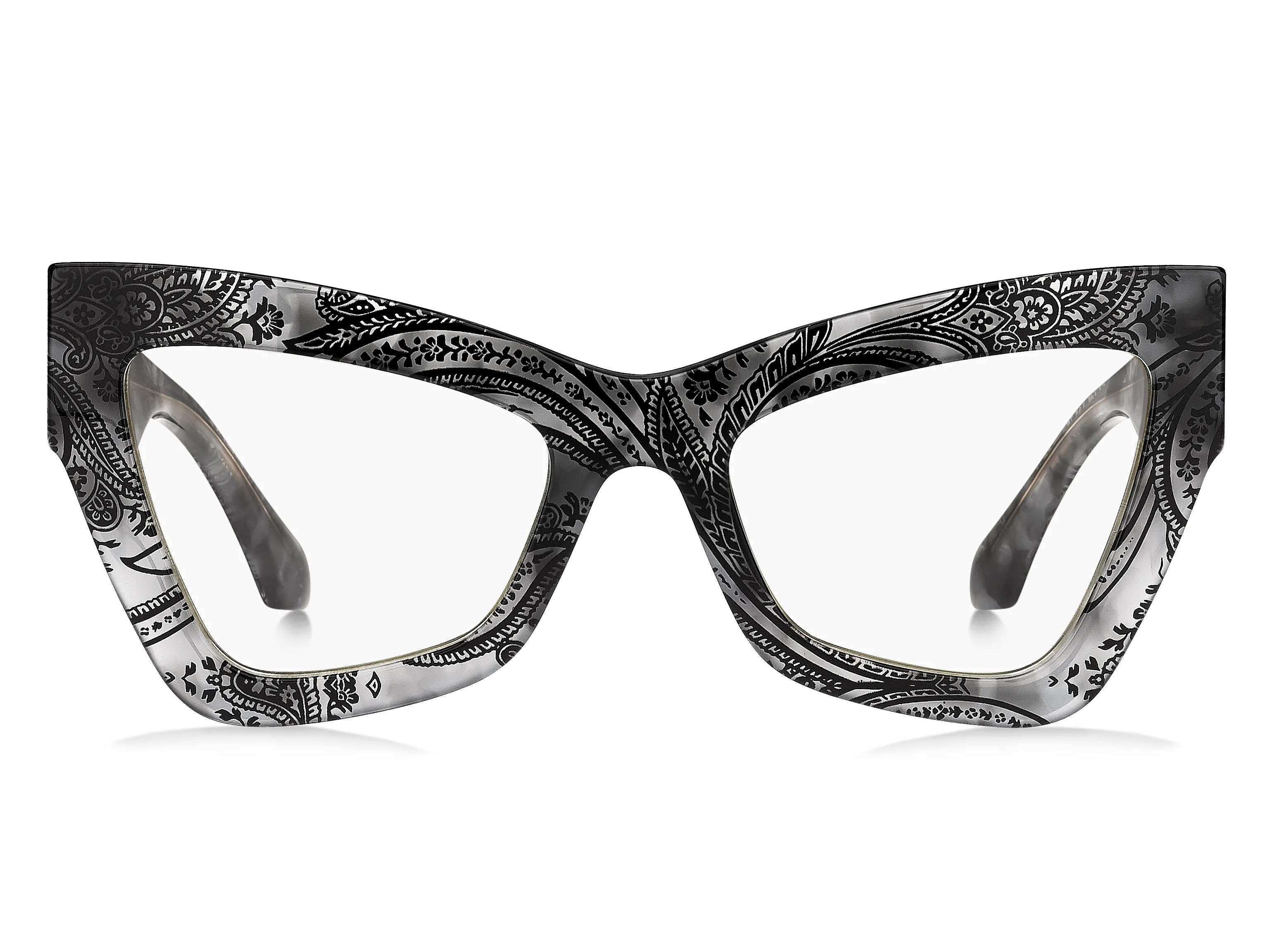 ETRO ETRO 0069 AB8/99 Montature da vista Acetato Havana Trasparente Farfalla Normale - immagine 2