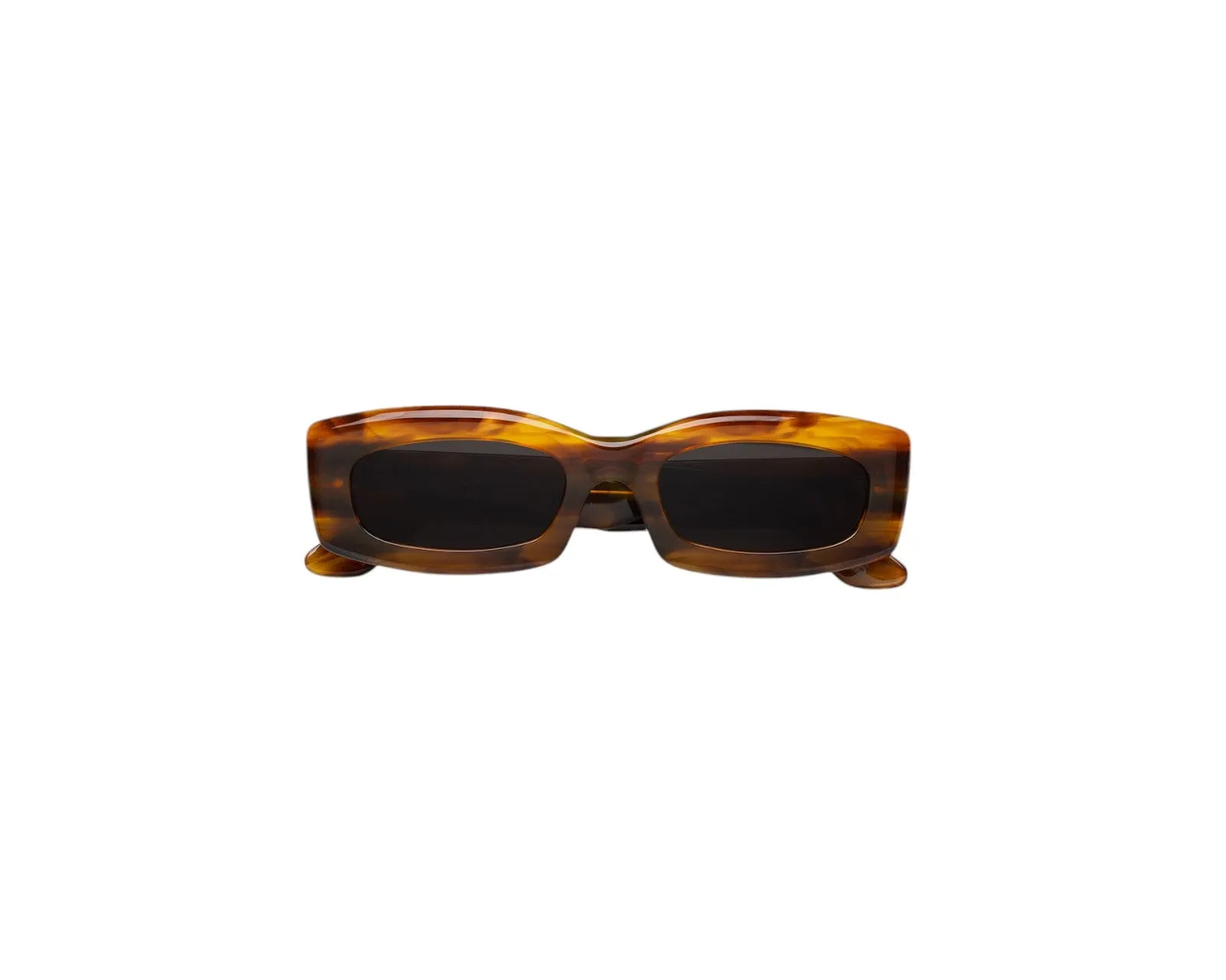 Retrosuperfuture HHJ ZAGA TANGERI Occhiali da sole Acetato Havana Grigio Squadrata Normale - immagine 2