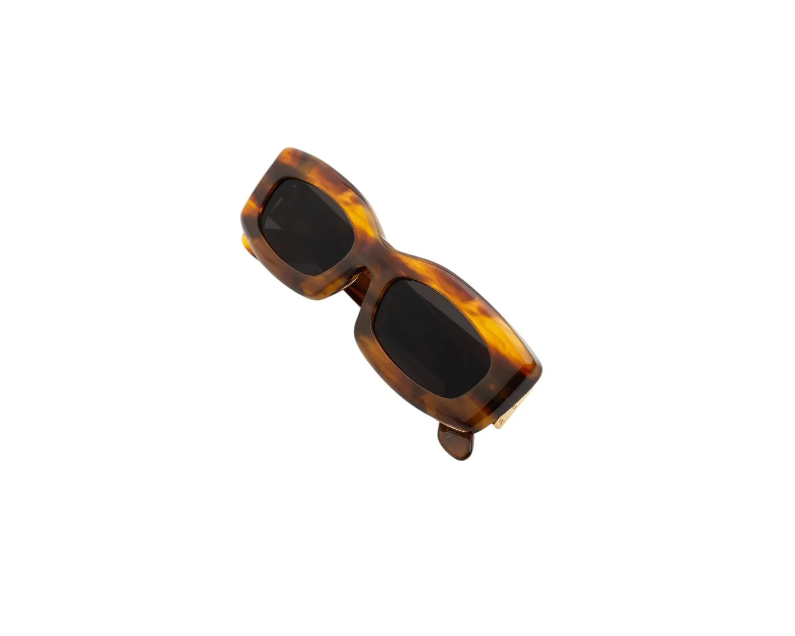 Retrosuperfuture HHJ ZAGA TANGERI Occhiali da sole Acetato Havana Grigio Squadrata Normale - immagine 3