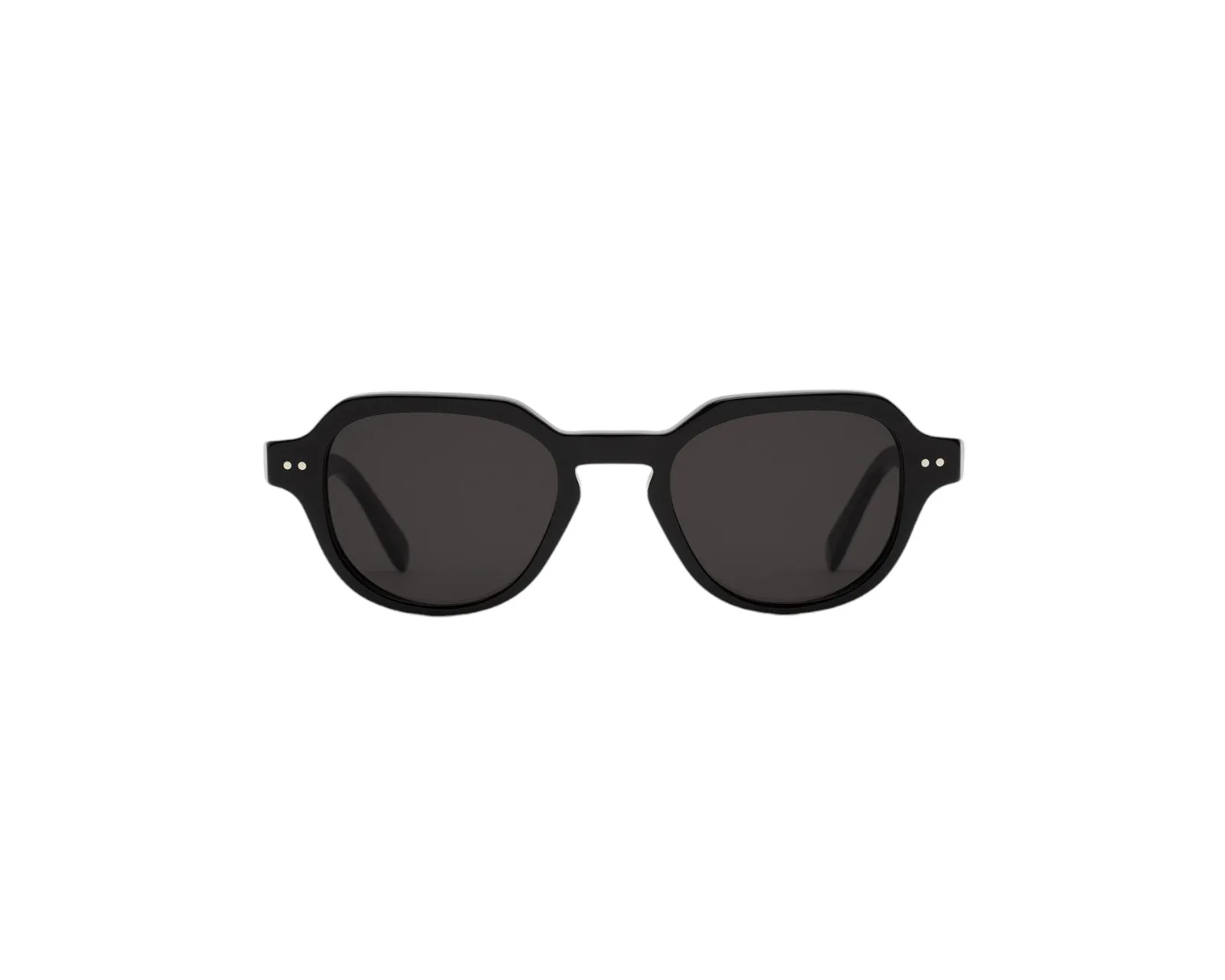 Retrosuperfuture 2PG VOCE BLACK Occhiali da sole Acetato Nero Nero Rotonda Normale - immagine 2
