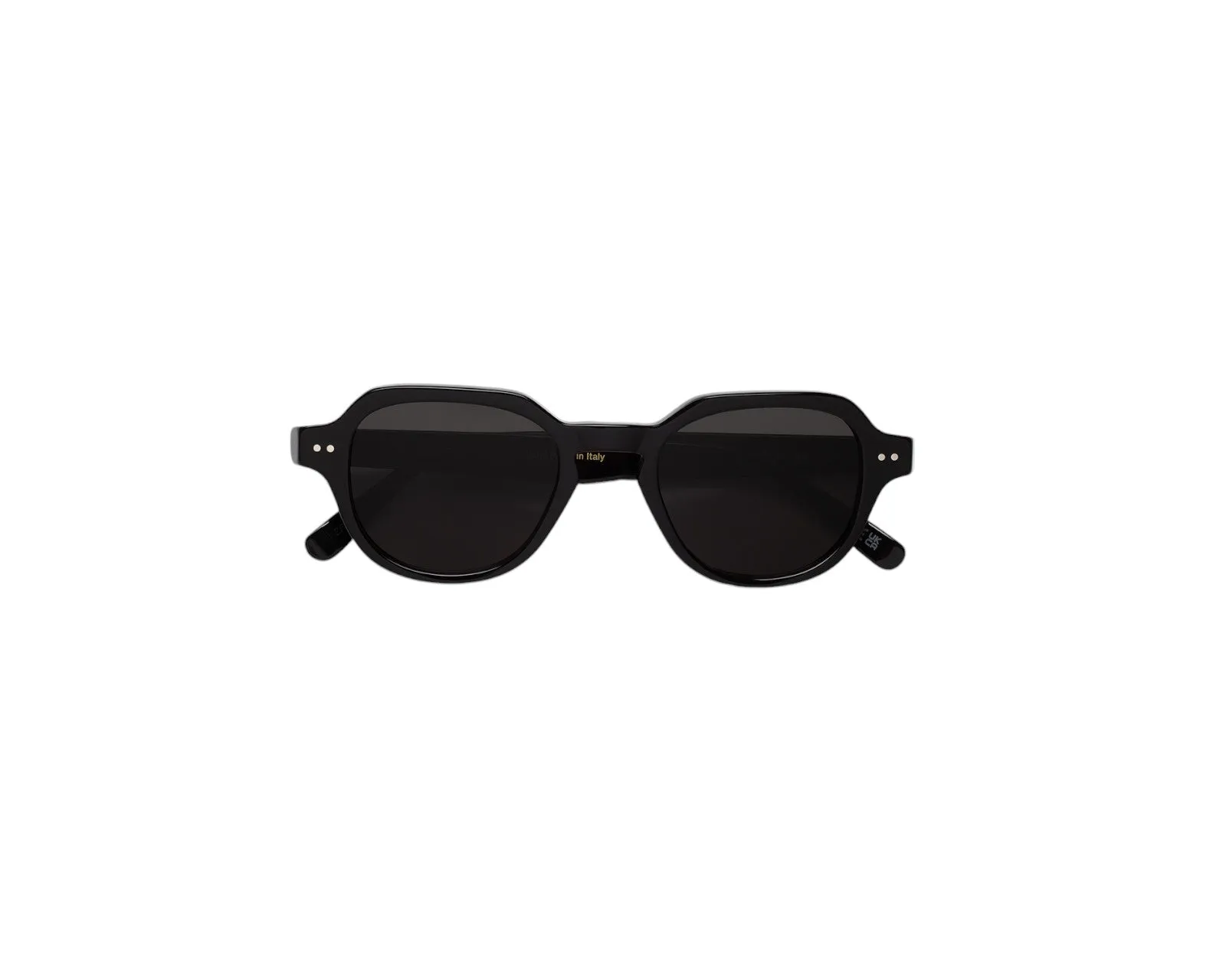 Retrosuperfuture 2PG VOCE BLACK Occhiali da sole Acetato Nero Nero Rotonda Normale - immagine 3