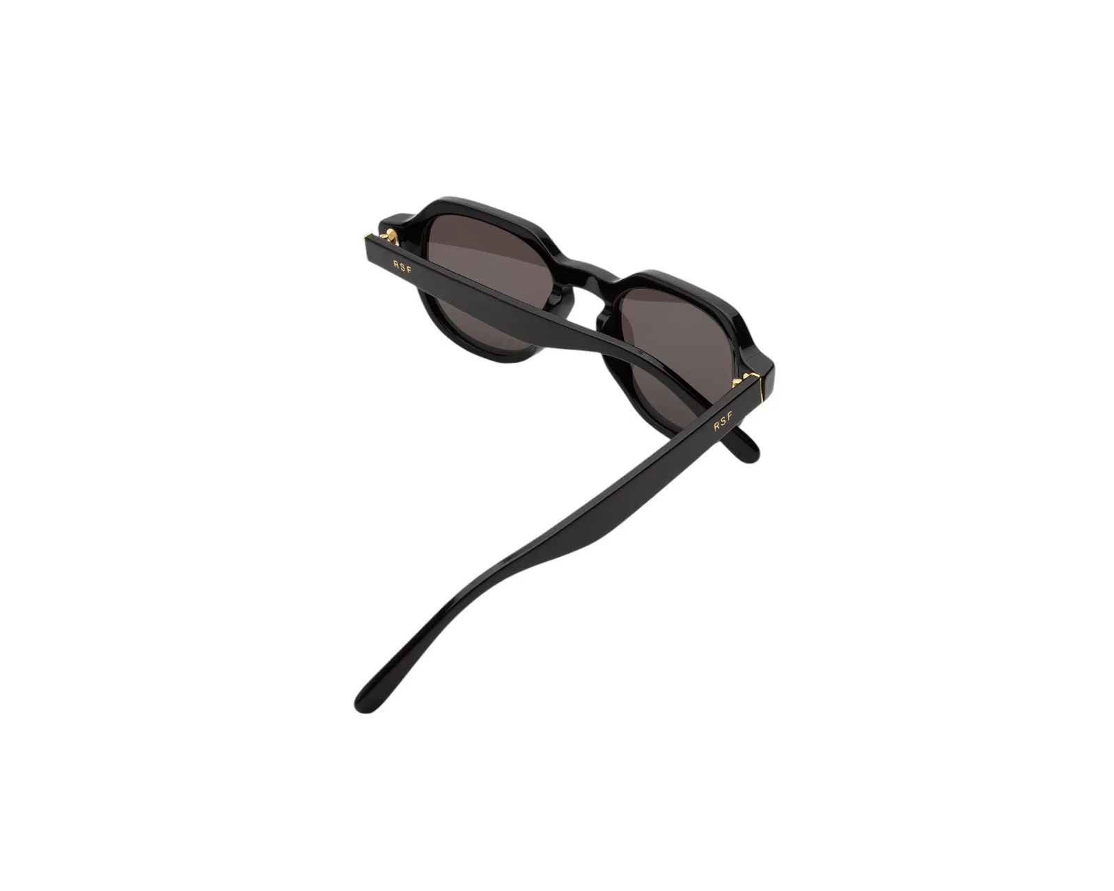 Retrosuperfuture 2PG VOCE BLACK Occhiali da sole Acetato Nero Nero Rotonda Normale - immagine 4