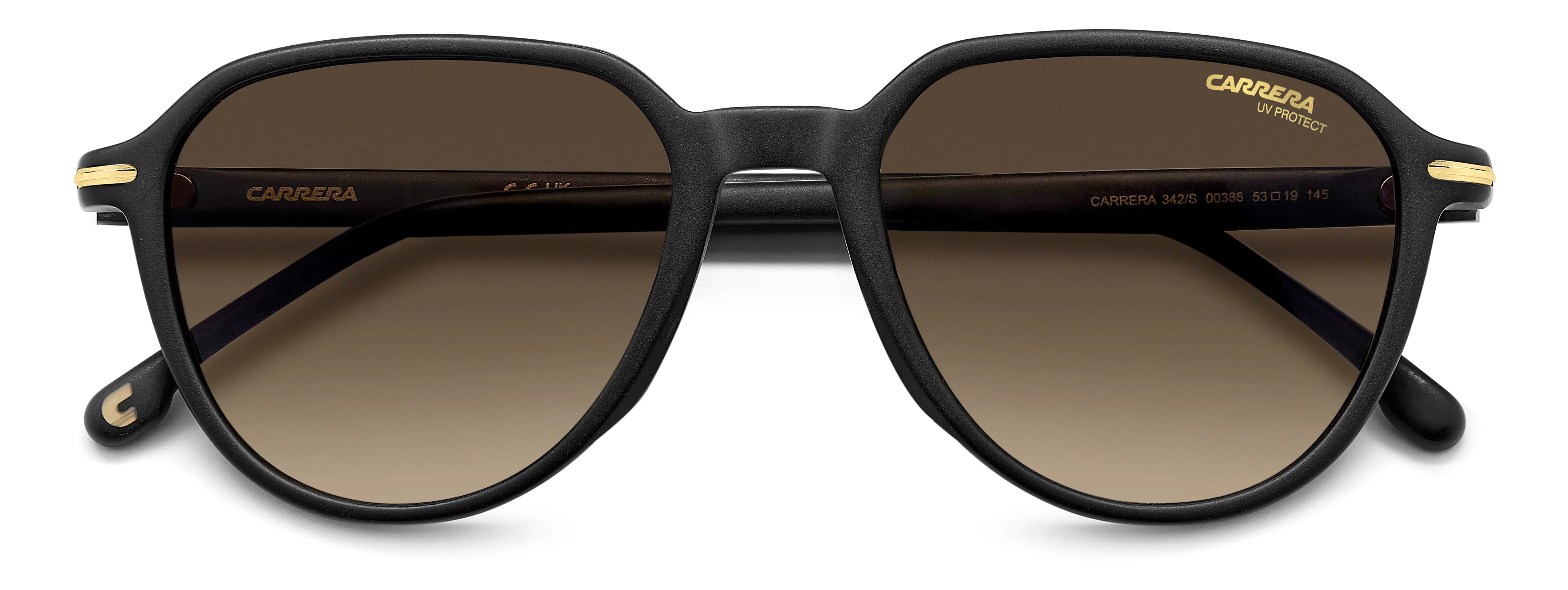 Carrera CARRERA 342/S 003/86 Occhiali da sole Acetato Nero Nero Pantos Normale Sfumato - immagine 3