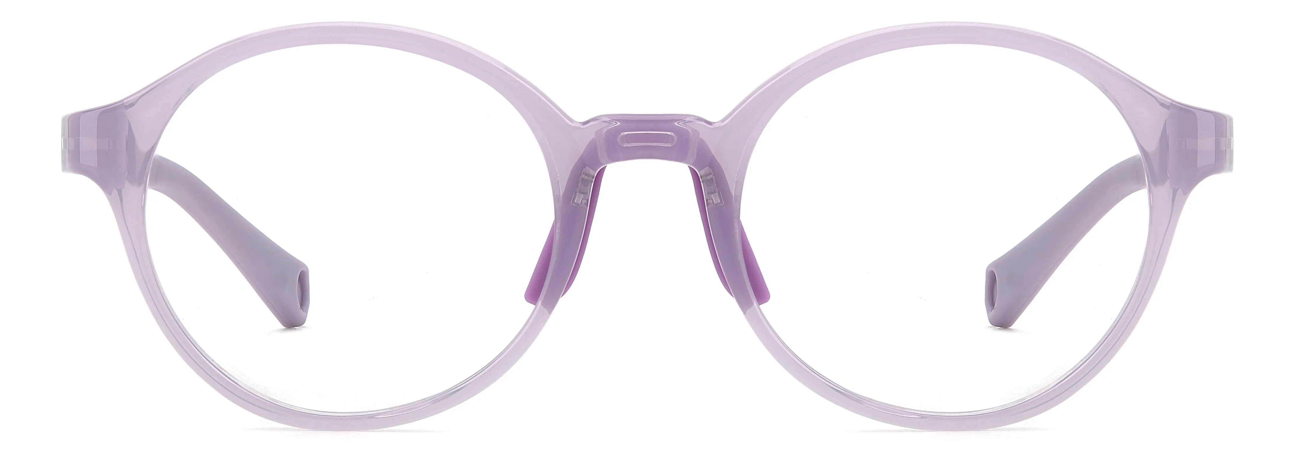 Polaroid PLD D841 789 Montature da vista bambino Eco-poliammide Viola Rotonda Normale - immagine 2
