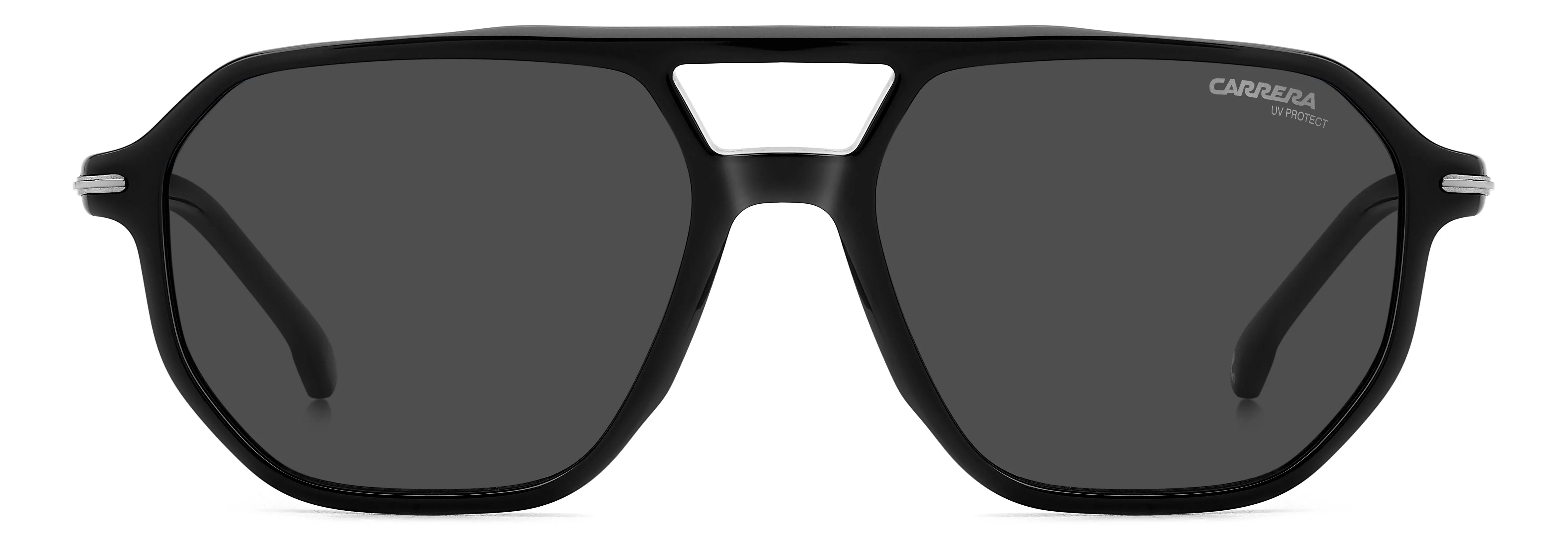 Carrera CARRERA 341/S 284/IR Occhiali da sole Acetato Nero Grigio Squadrata Normale - immagine 2