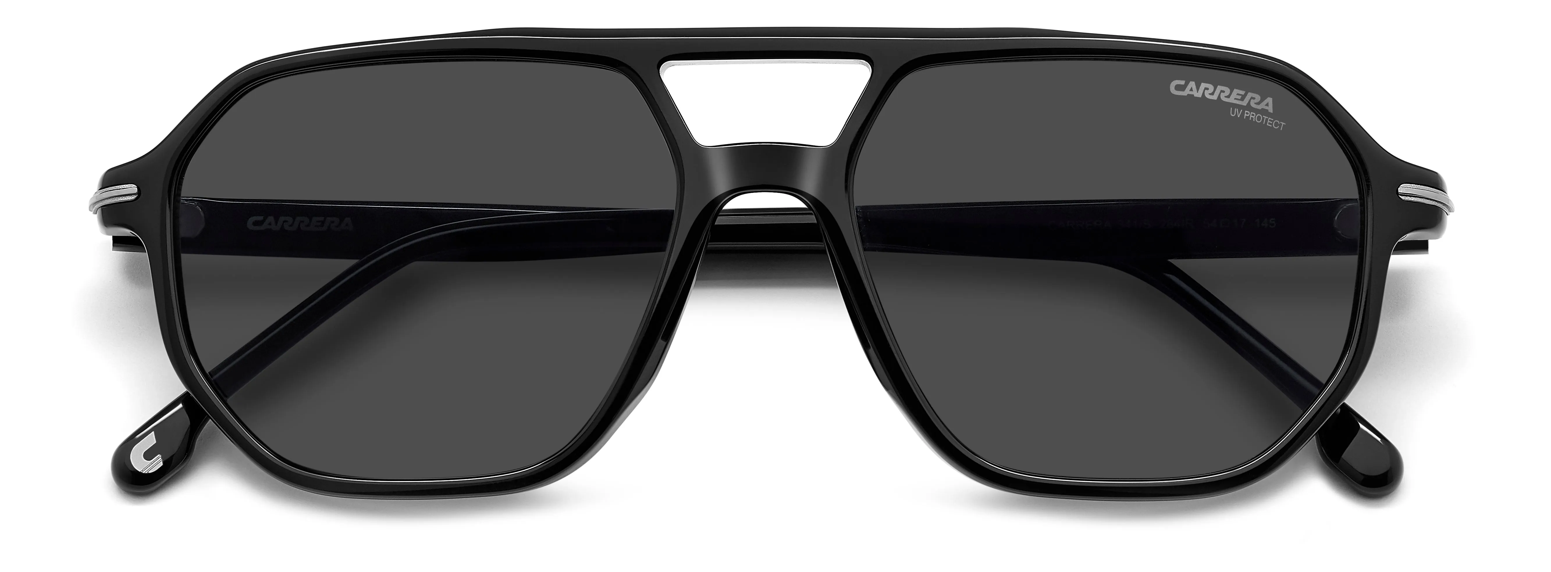 Carrera CARRERA 341/S 284/IR Occhiali da sole Acetato Nero Grigio Squadrata Normale - immagine 3