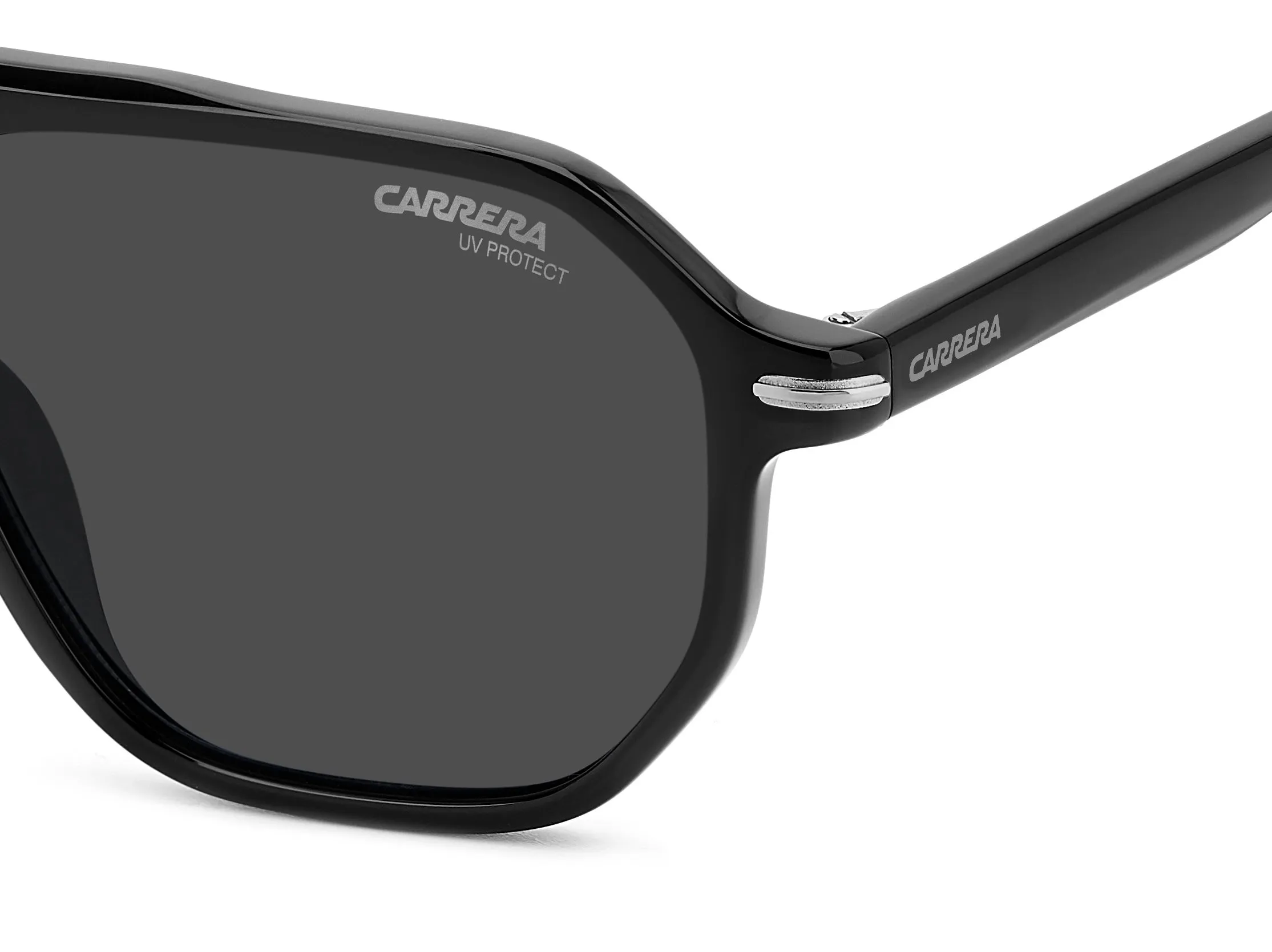 Carrera CARRERA 341/S 284/IR Occhiali da sole Acetato Nero Grigio Squadrata Normale - immagine 4
