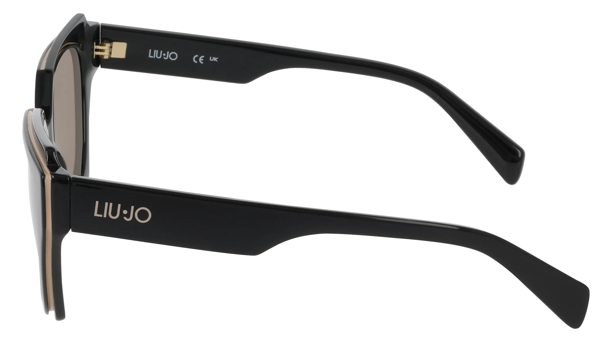 Liu Jo LJ809S 001 Occhiali da sole Bio-iniettato Nero Marrone Squadrata Normale - immagine 3
