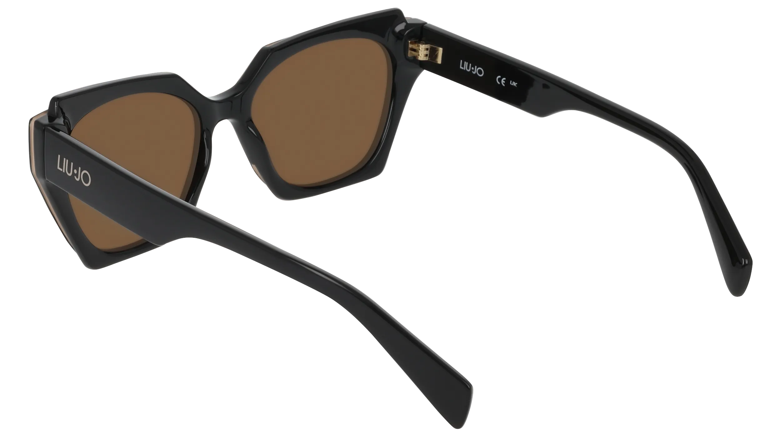 Liu Jo LJ809S 001 Occhiali da sole Bio-iniettato Nero Marrone Squadrata Normale - immagine 4