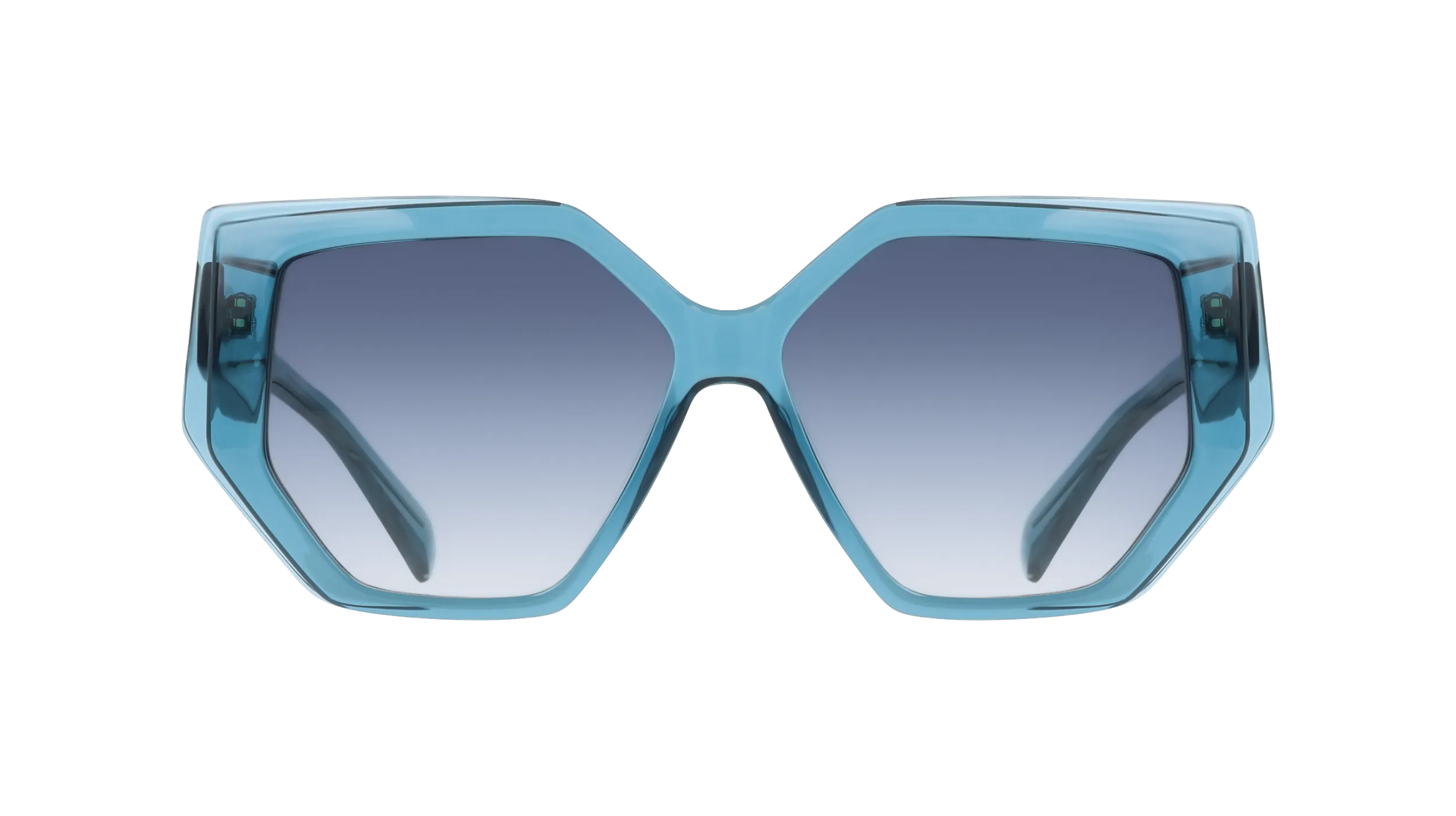 Liu Jo LJ810S 502 Occhiali da sole Bio-iniettato Blu Verde / Petrolio Squadrata Normale - immagine 2