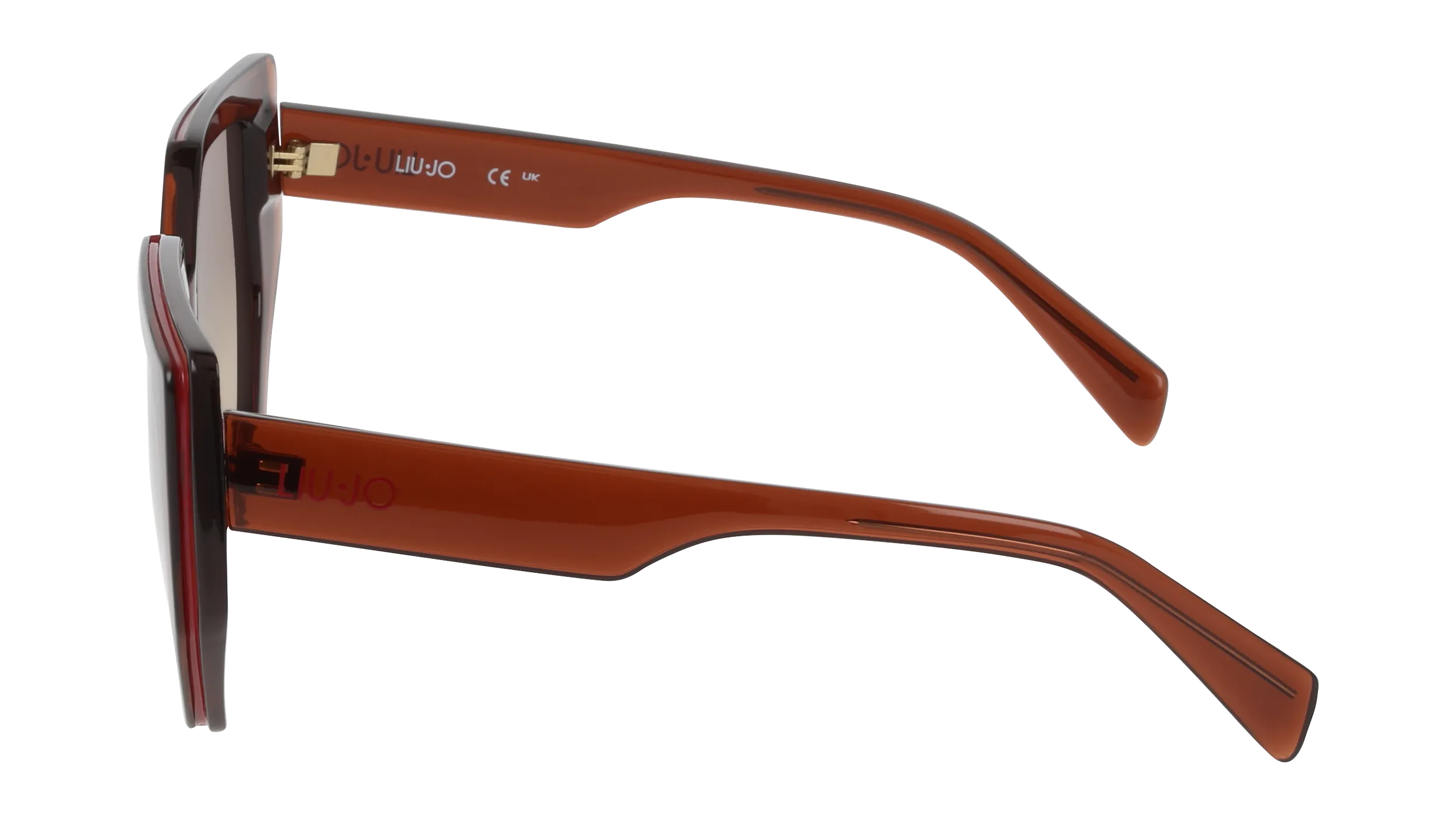 Liu Jo LJ810S 200 Occhiali da sole Bio-iniettato Marrone Squadrata Normale - immagine 3