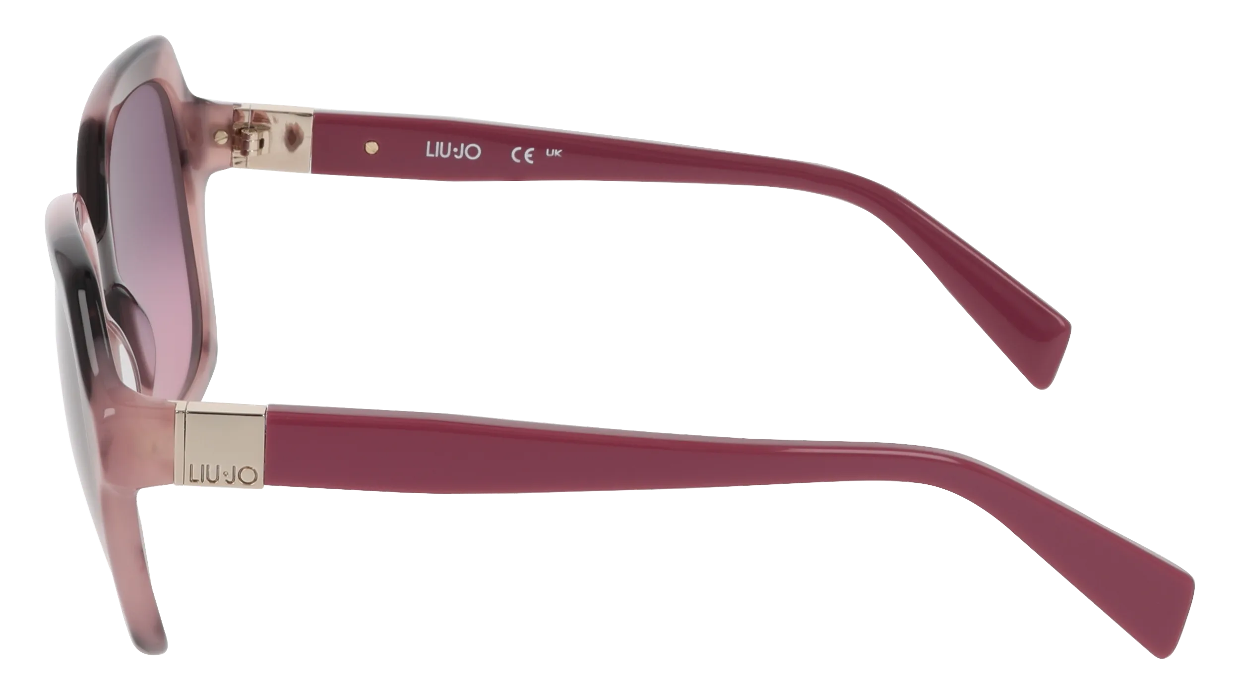 Liu Jo LJ811S 658 Occhiali da sole Acetato Rosa Squadrata Normale - immagine 3