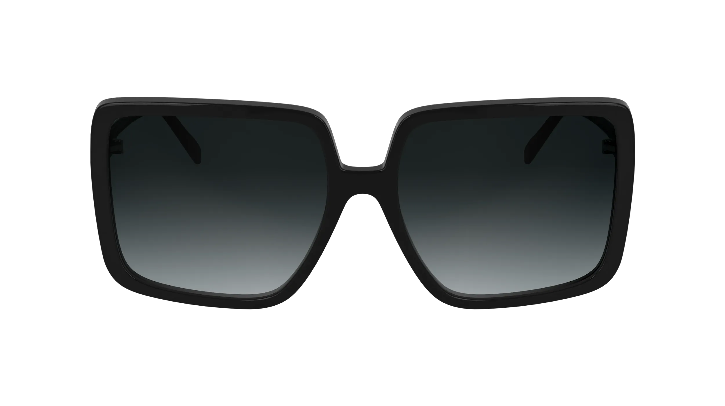 Karl Lagerfeld KL6187S 001 Occhiali da sole Acetato Nero Squadrata Normale - immagine 2