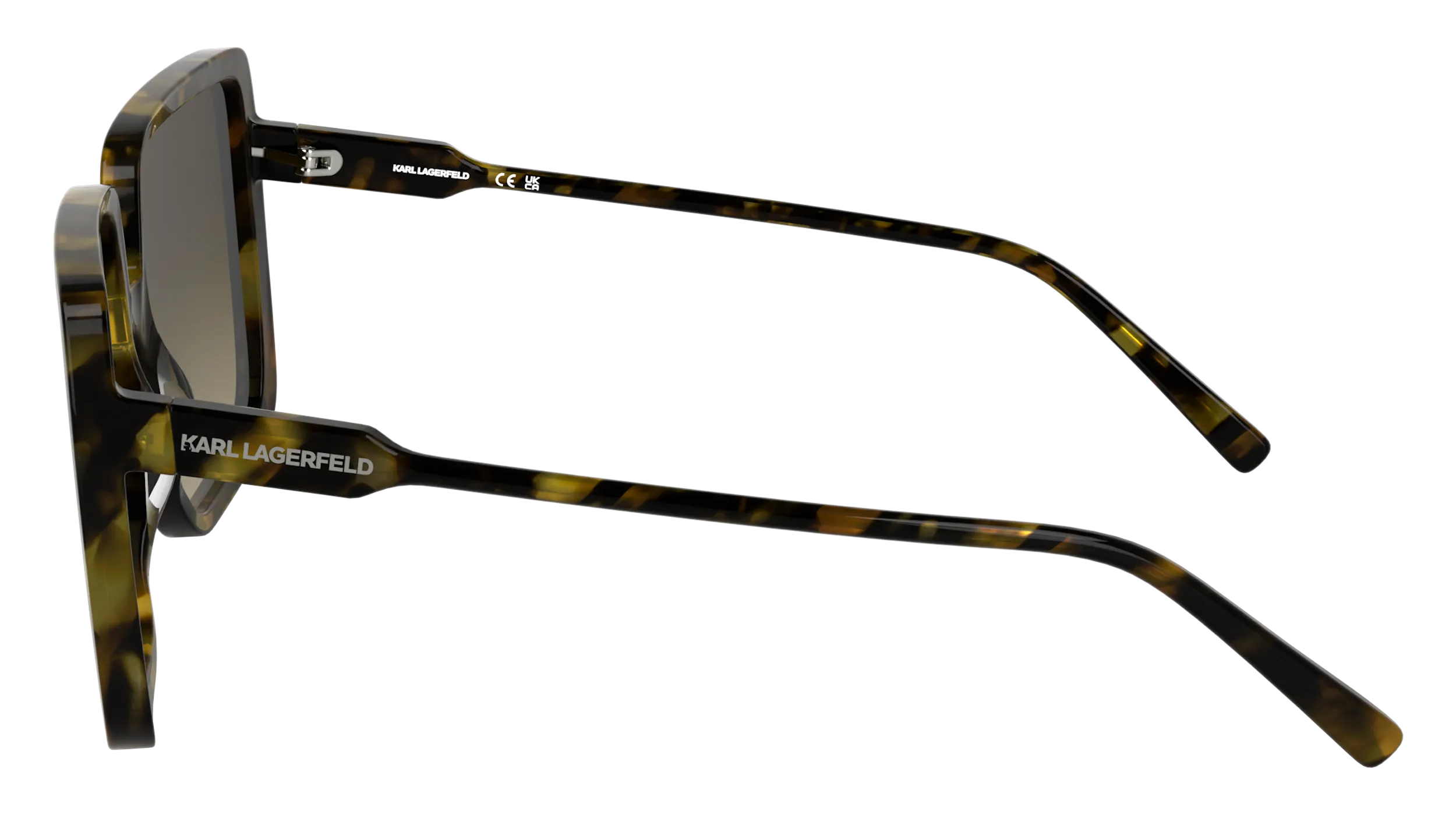 Karl Lagerfeld KL6187S 211 Occhiali da sole Acetato Squadrata Normale - immagine 3