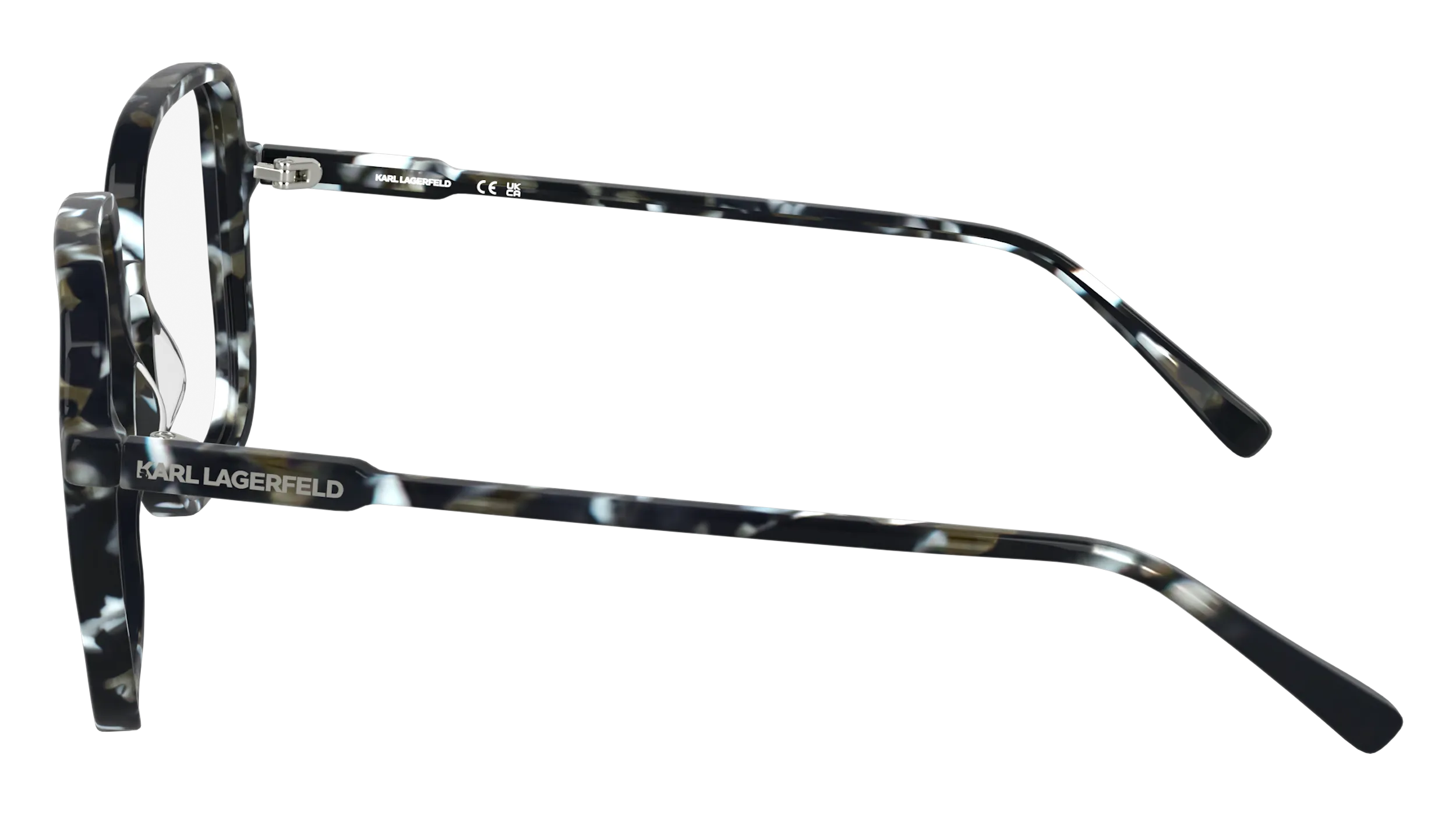 Karl Lagerfeld KL6192 016 Montature da vista Acetato Nero Squadrata Normale - immagine 3