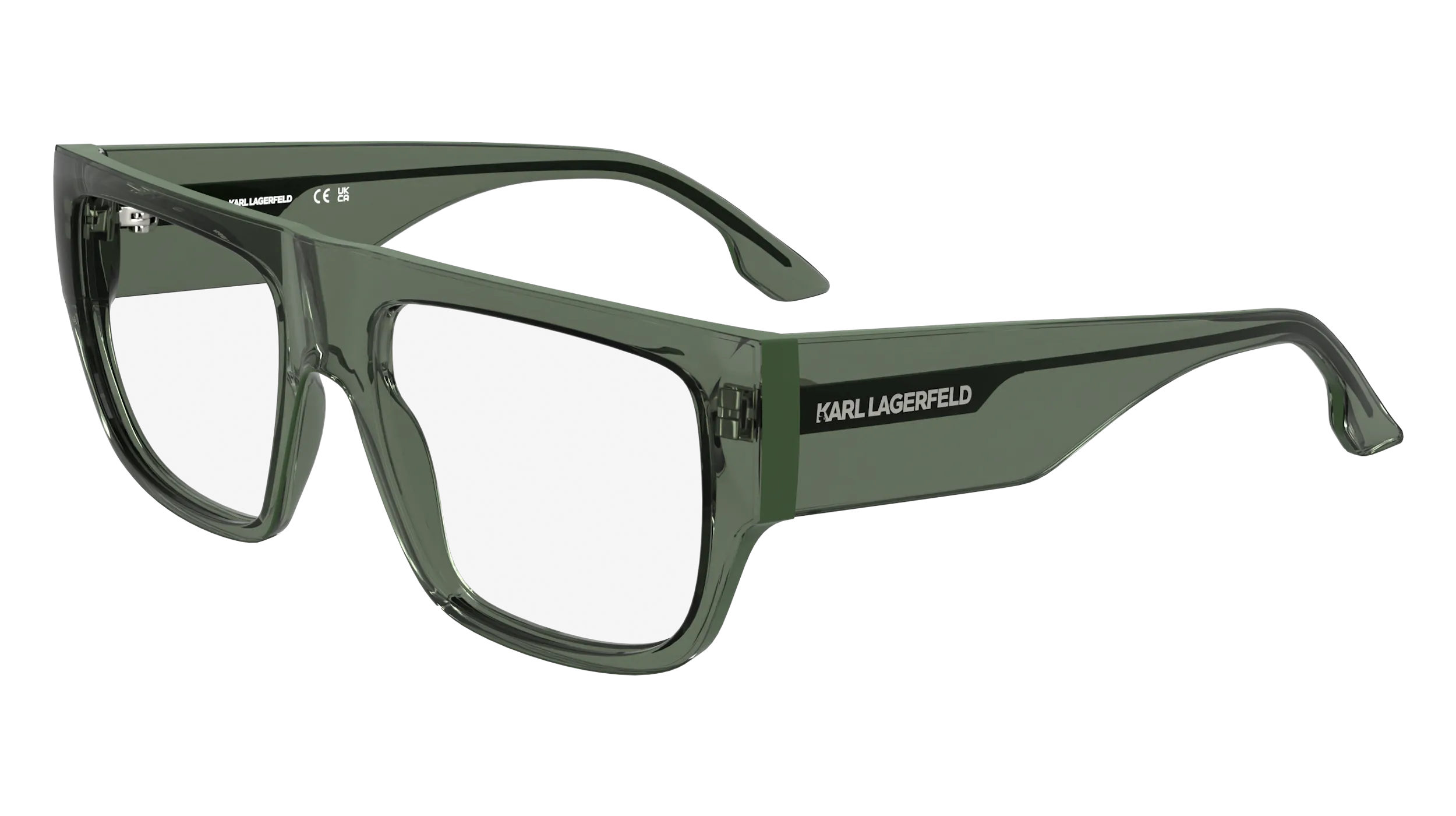 Karl Lagerfeld KL6198 300 Montature da vista Iniettato Verde Pilot Normale - immagine 1