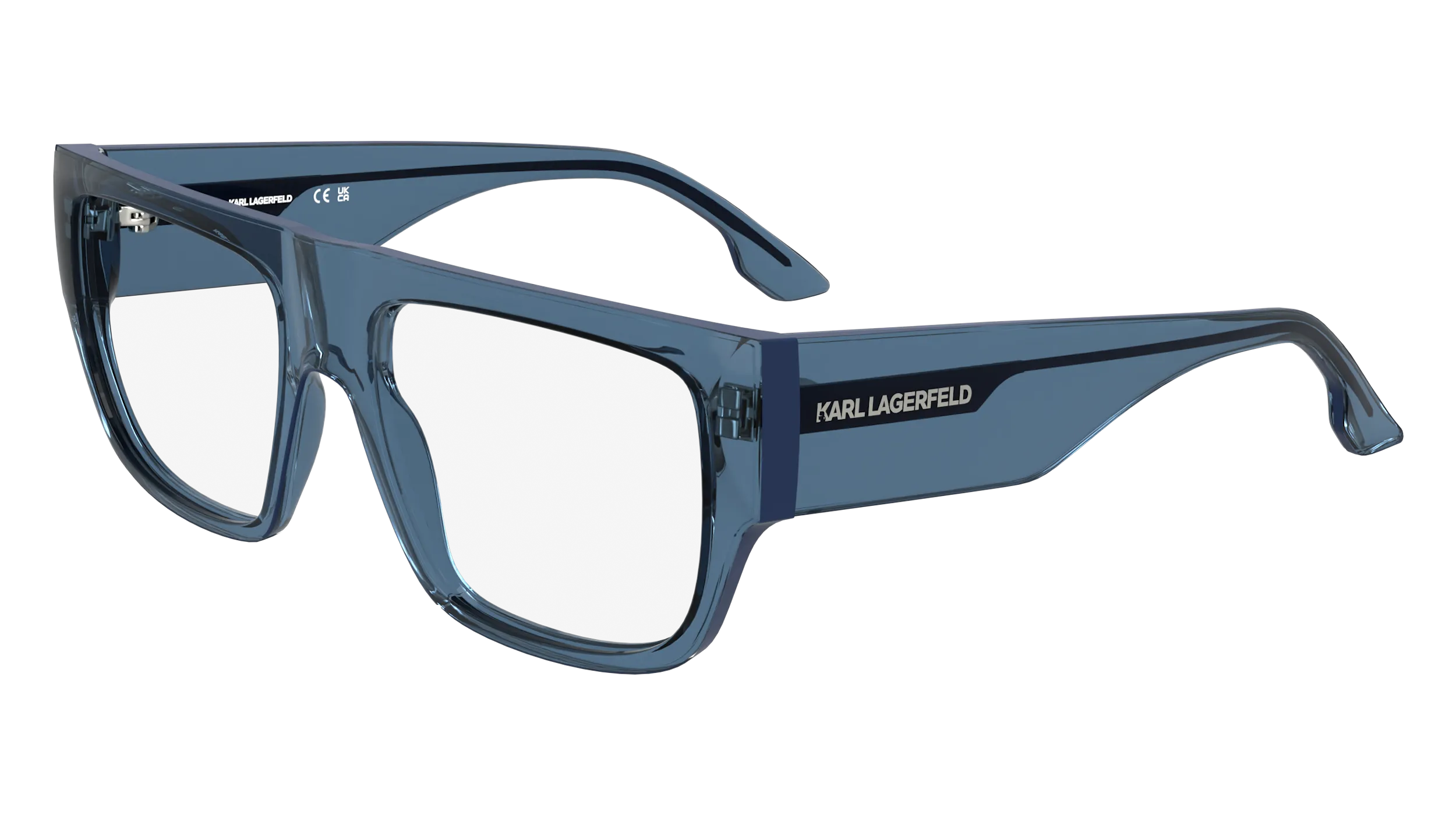 Karl Lagerfeld KL6198 400 Montature da vista Iniettato Blu Pilot Normale - immagine 1
